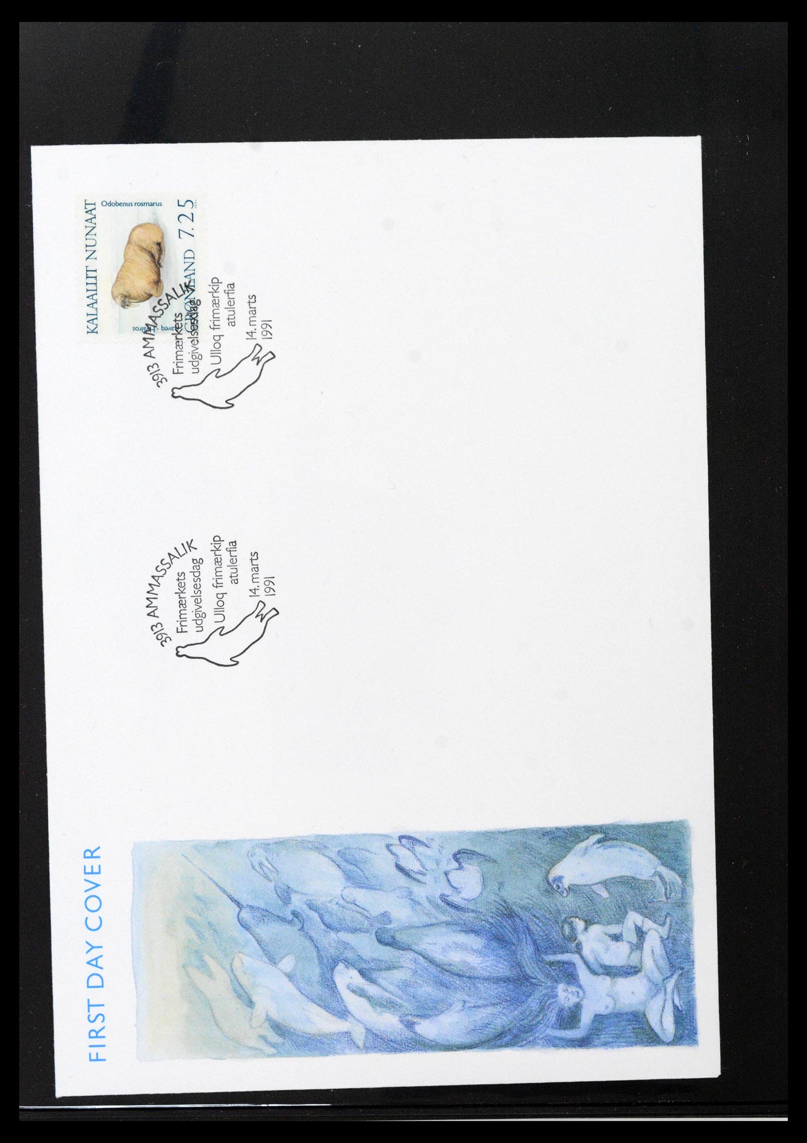 38824 0081 - Stamp collection 38824 Greenland first day covers 1950-2017.