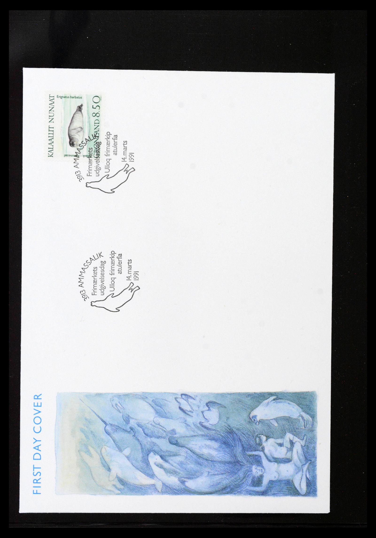 38824 0082 - Stamp collection 38824 Greenland first day covers 1950-2017.
