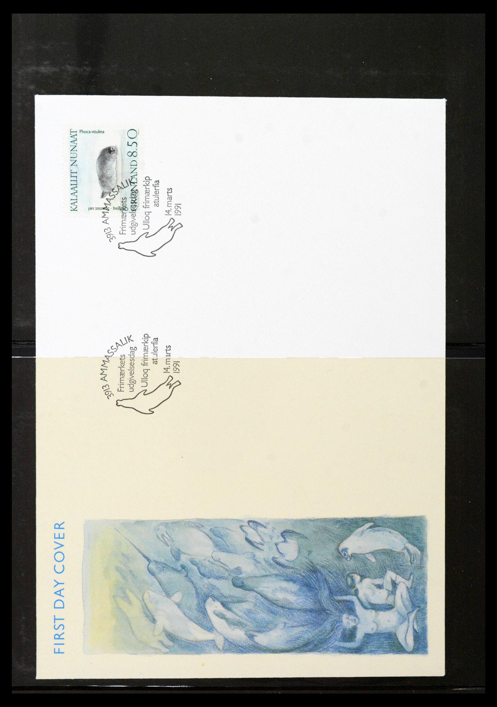 38824 0083 - Stamp collection 38824 Greenland first day covers 1950-2017.