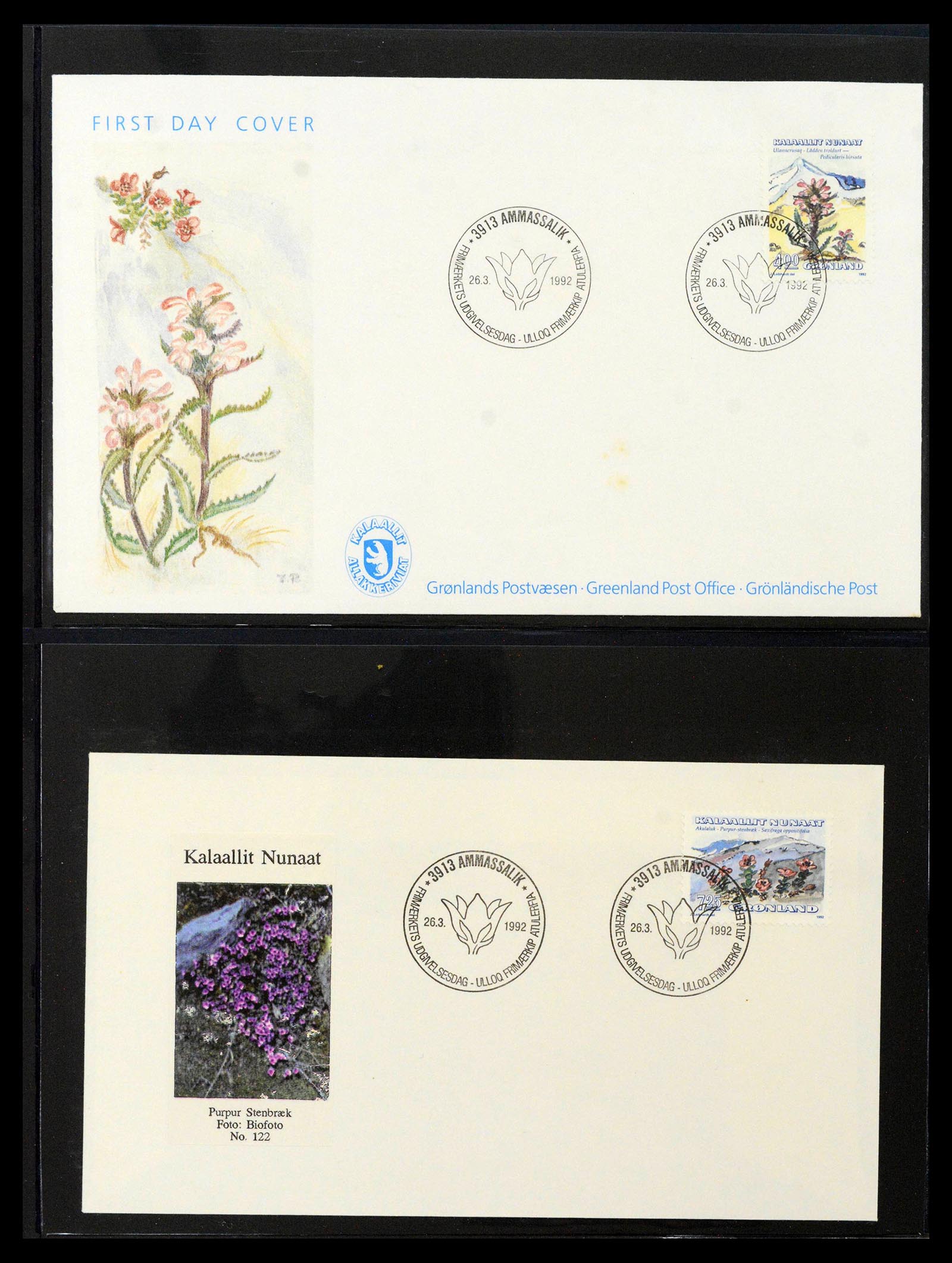 38824 0087 - Stamp collection 38824 Greenland first day covers 1950-2017.
