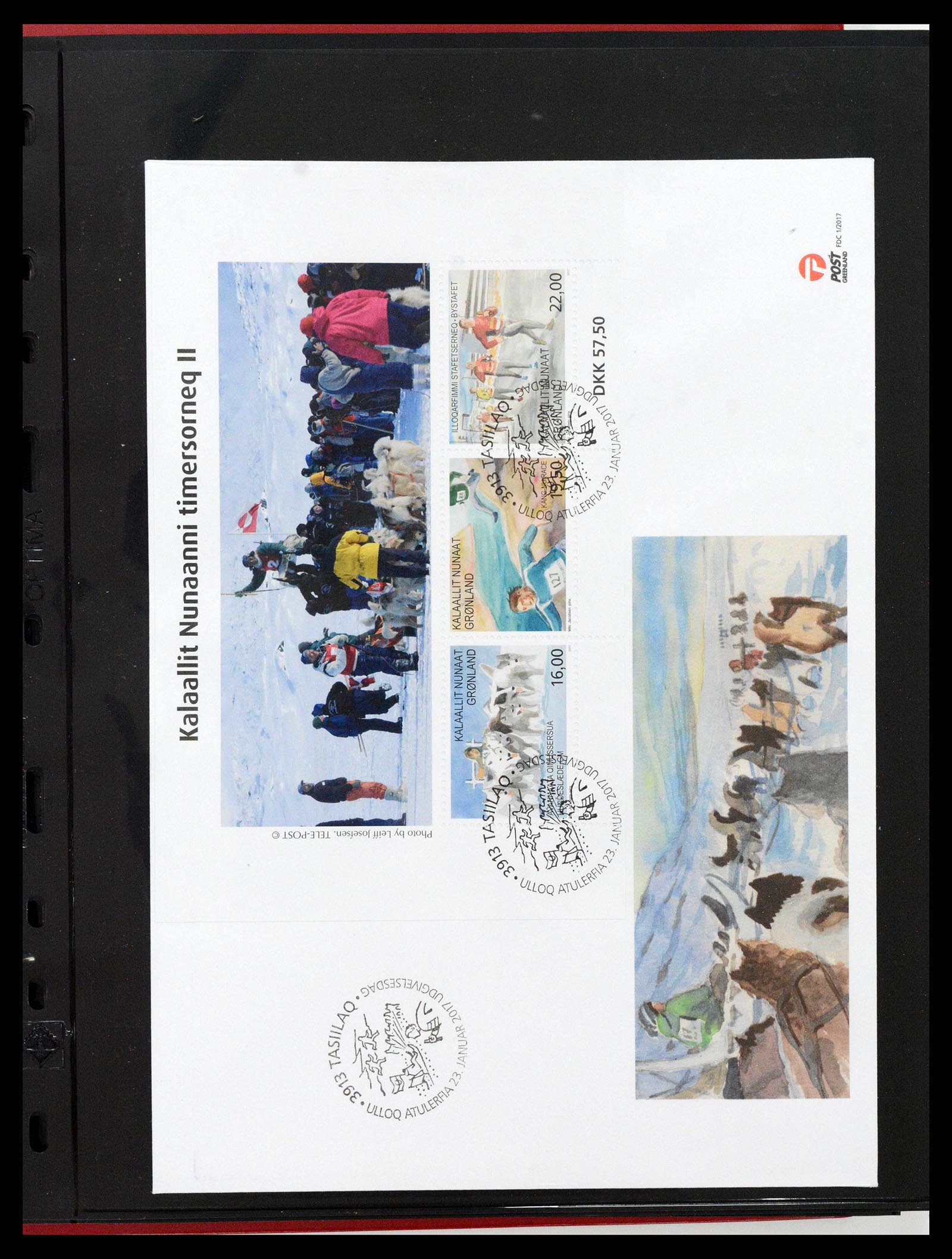 38824 0391 - Stamp collection 38824 Greenland first day covers 1950-2017.