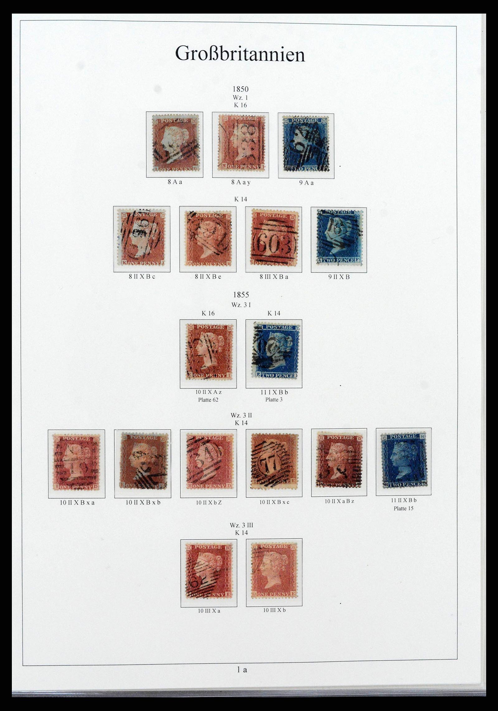 38825 0002 - Stamp collection 38825 Great Britain 1840-1976.