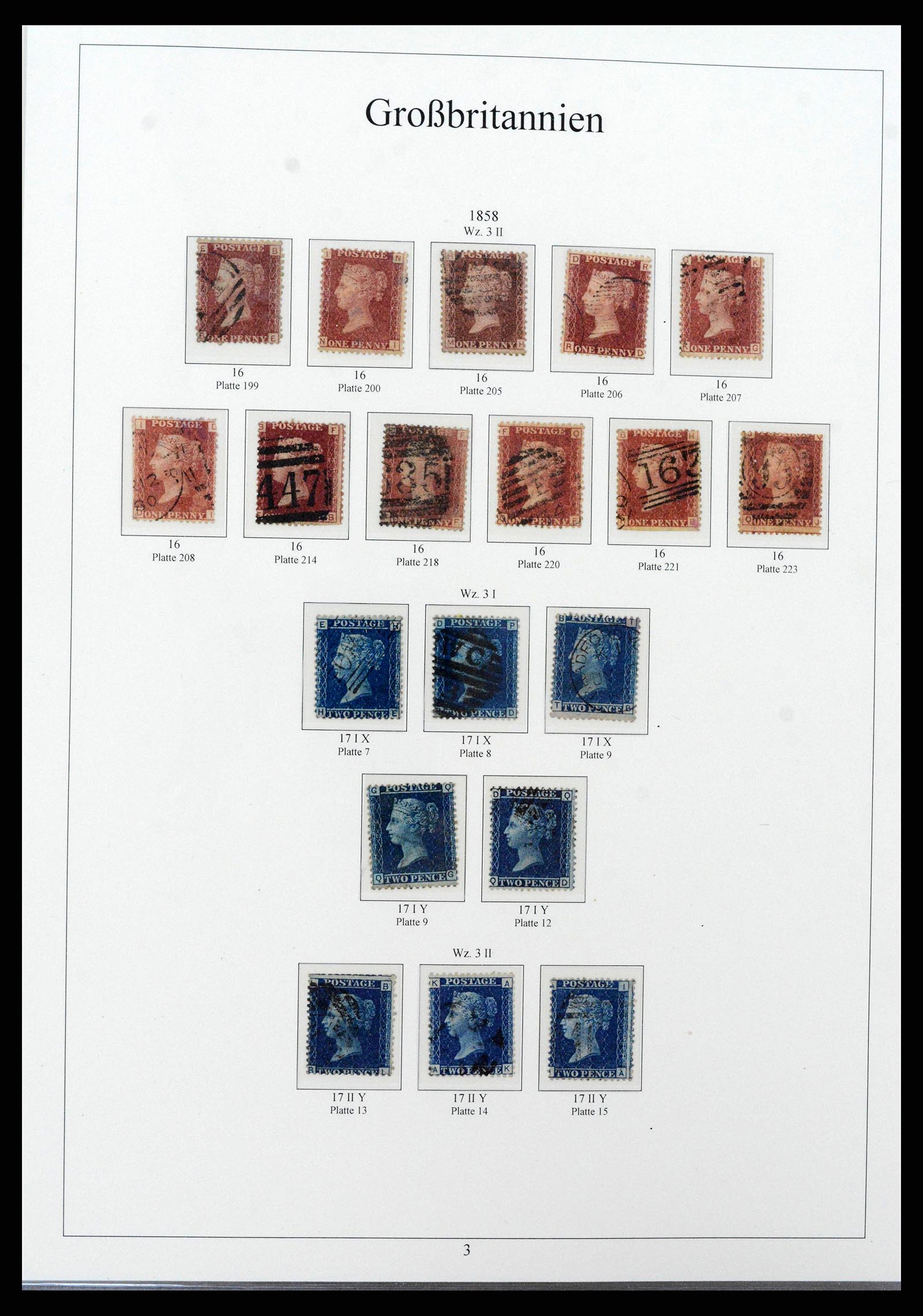38825 0005 - Stamp collection 38825 Great Britain 1840-1976.