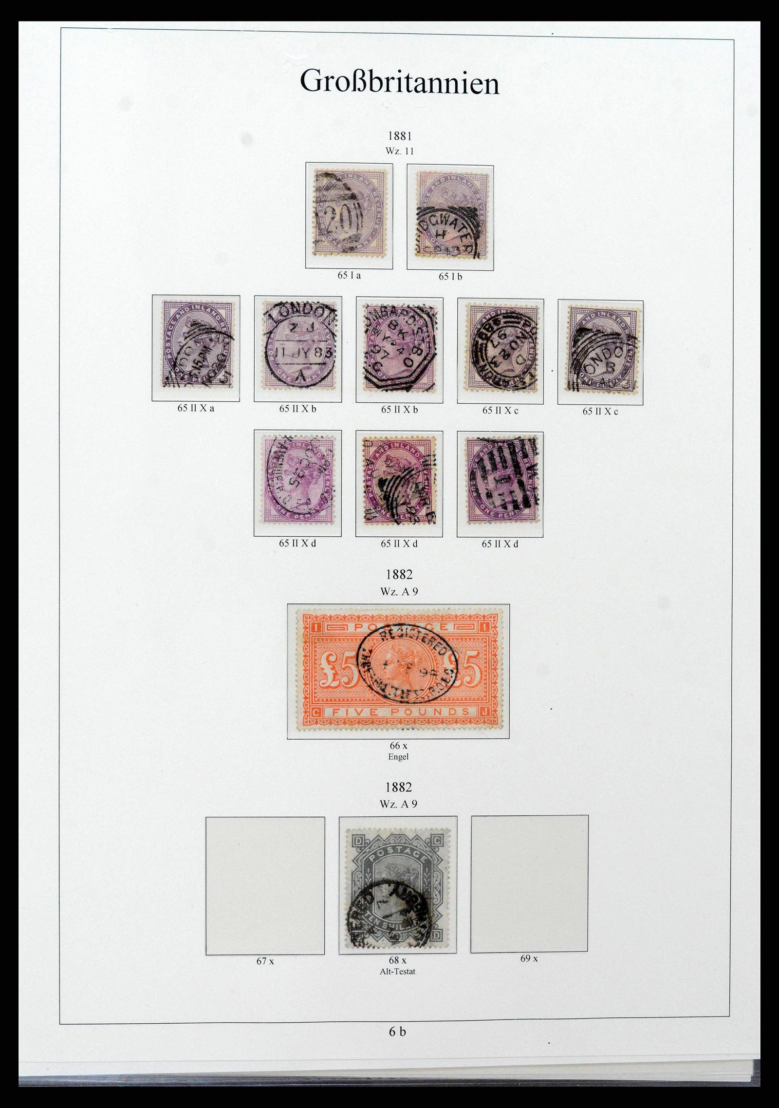 38825 0013 - Stamp collection 38825 Great Britain 1840-1976.