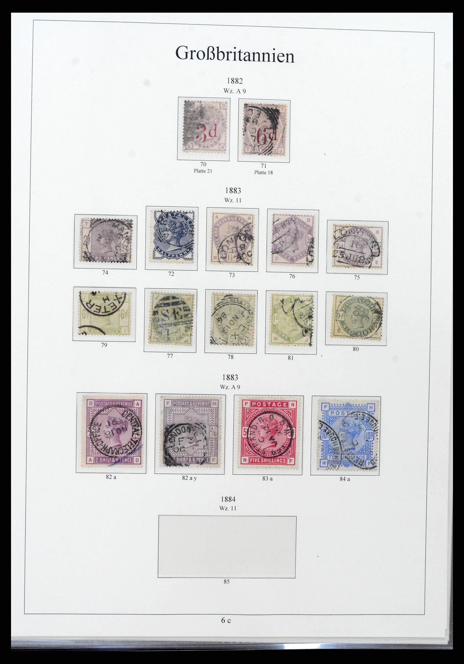 38825 0014 - Stamp collection 38825 Great Britain 1840-1976.