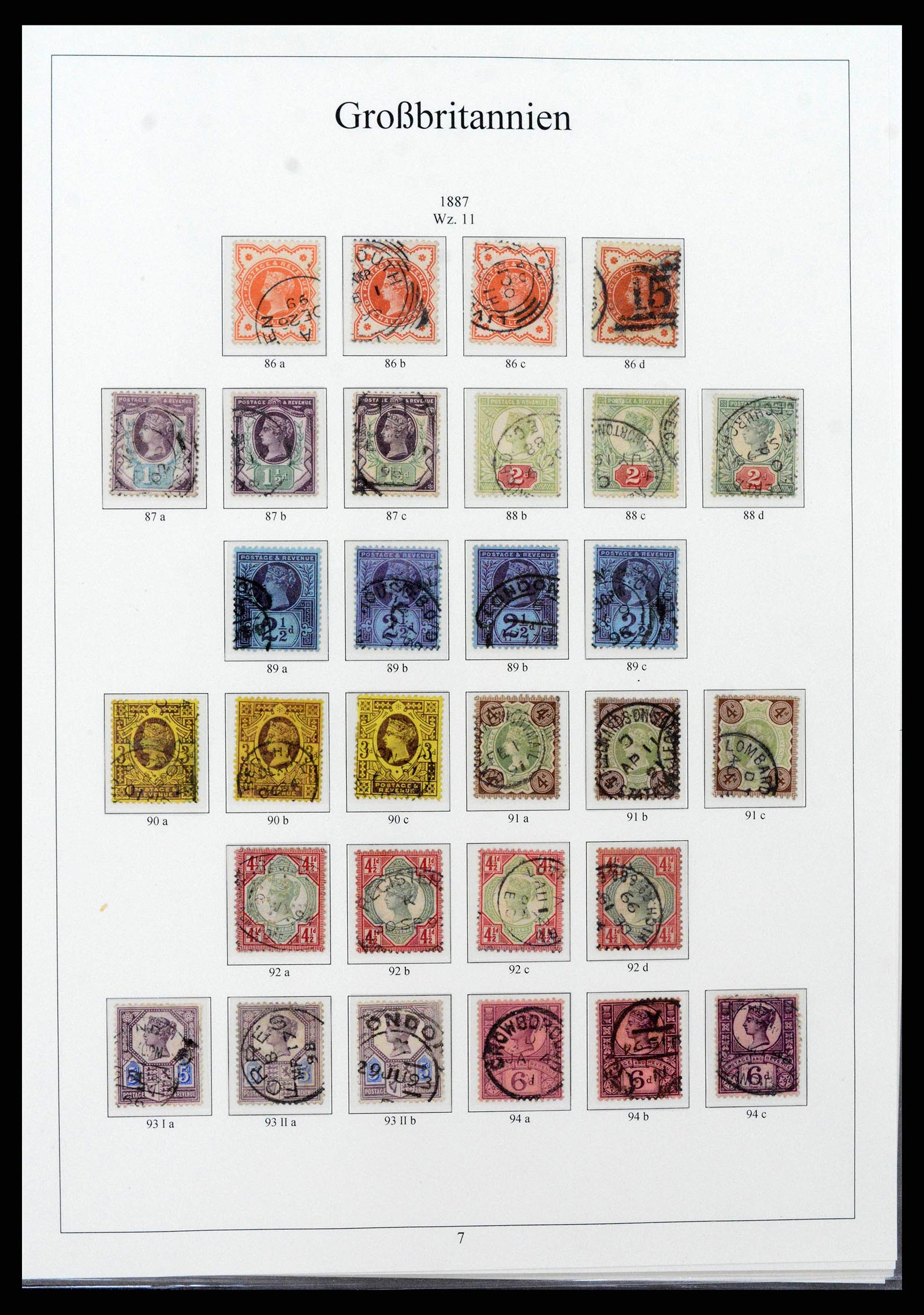 38825 0015 - Stamp collection 38825 Great Britain 1840-1976.