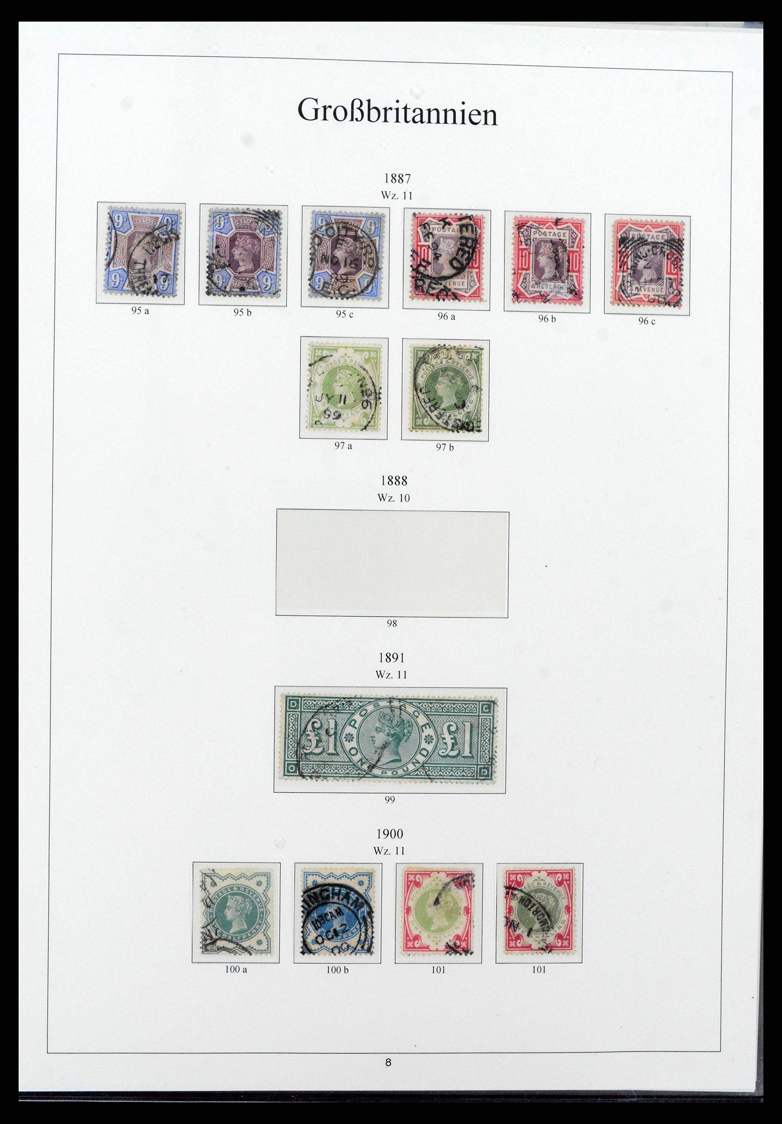 38825 0016 - Stamp collection 38825 Great Britain 1840-1976.