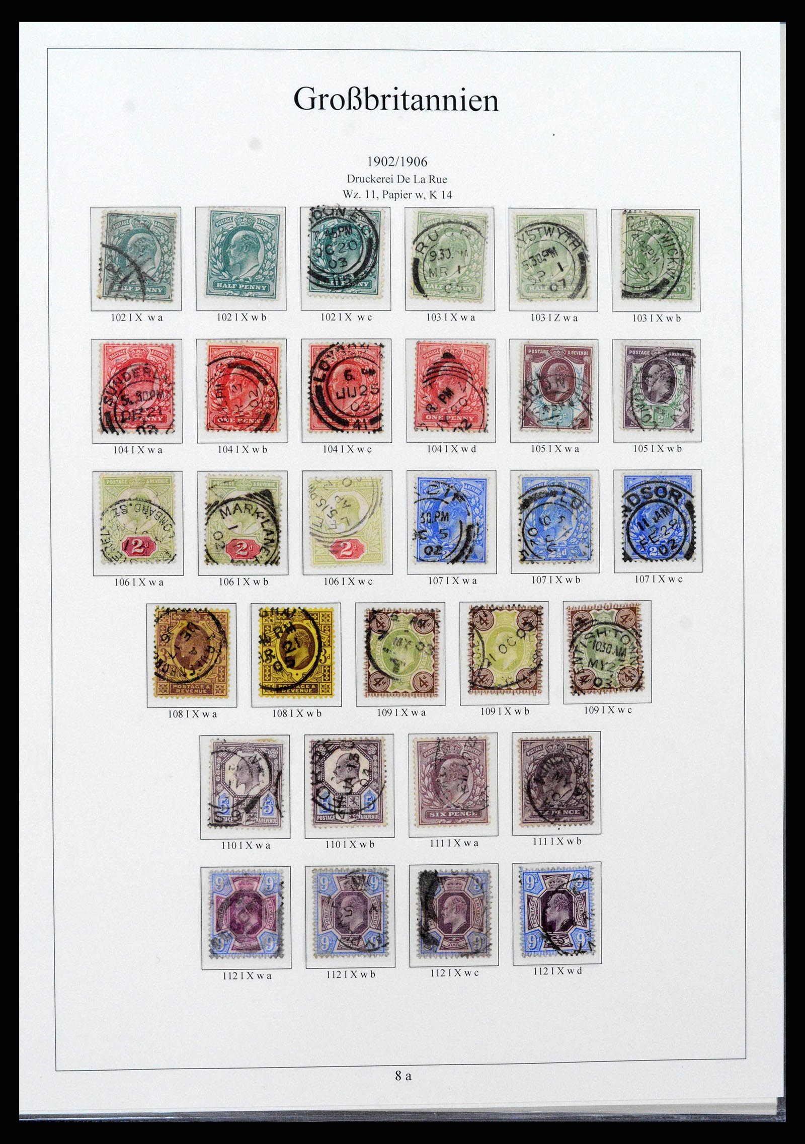 38825 0017 - Stamp collection 38825 Great Britain 1840-1976.