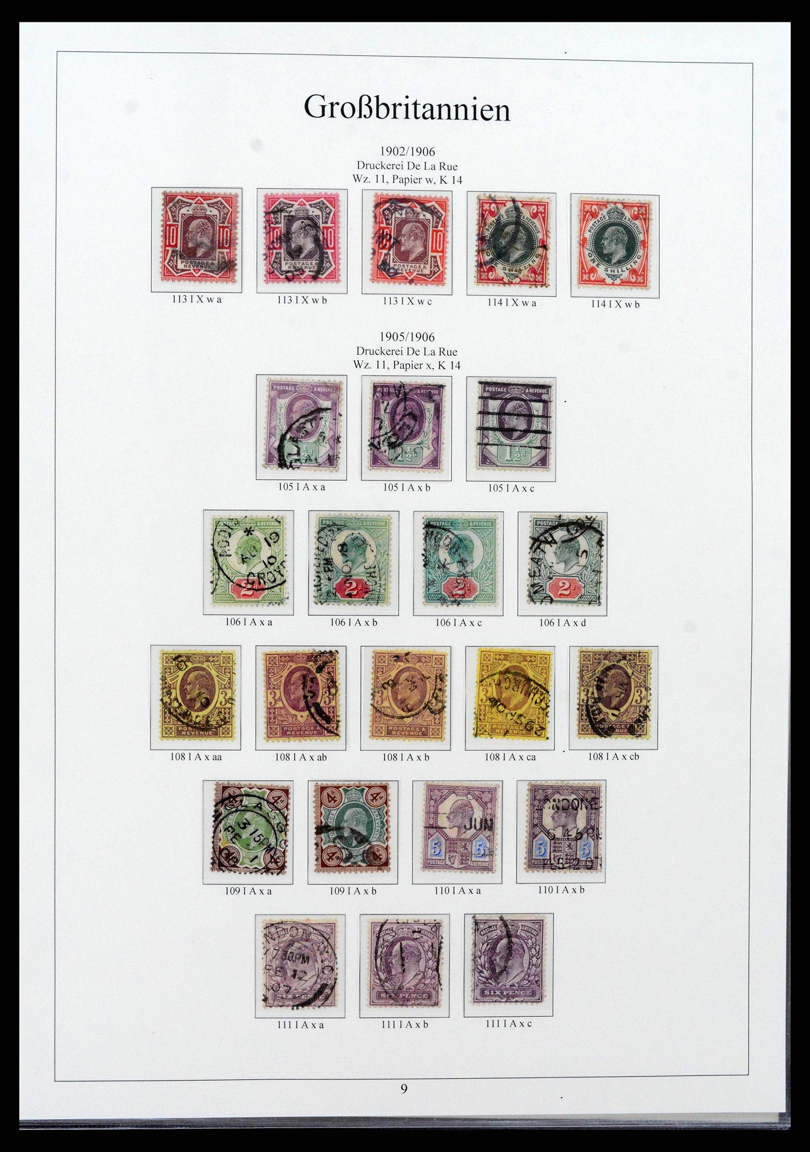 38825 0018 - Stamp collection 38825 Great Britain 1840-1976.