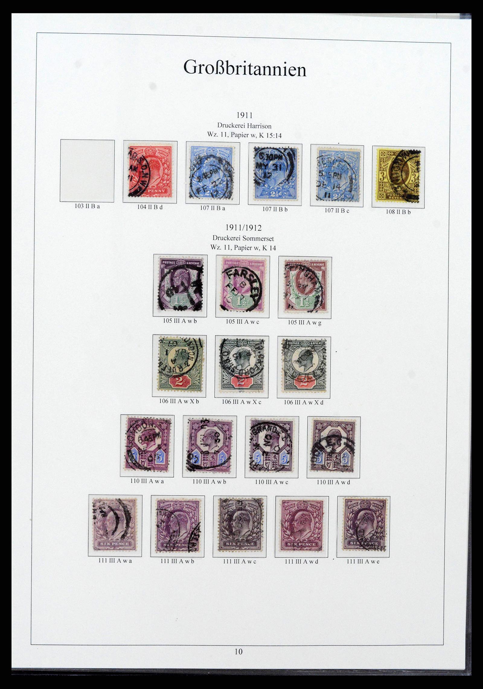 38825 0020 - Stamp collection 38825 Great Britain 1840-1976.