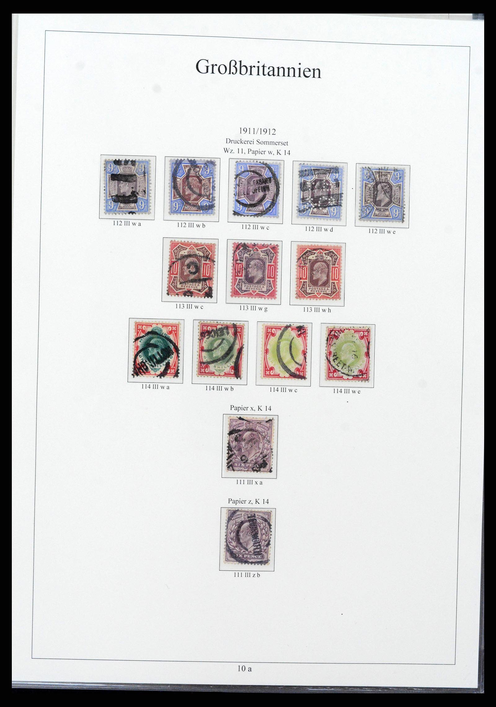 38825 0021 - Postzegelverzameling 38825 Engeland 1840-1976.