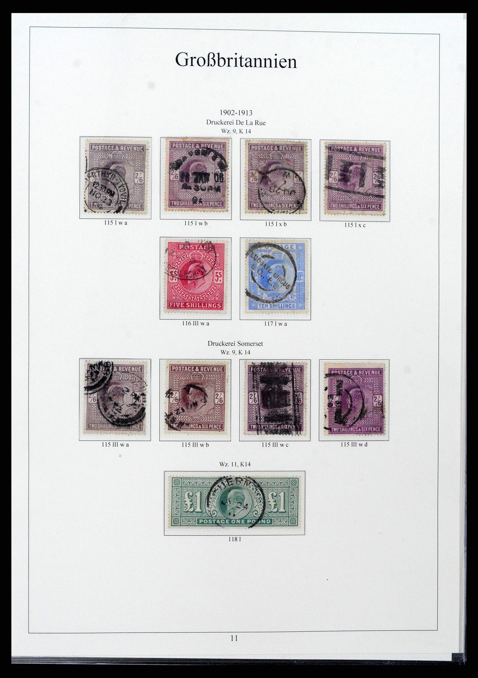 38825 0022 - Postzegelverzameling 38825 Engeland 1840-1976.
