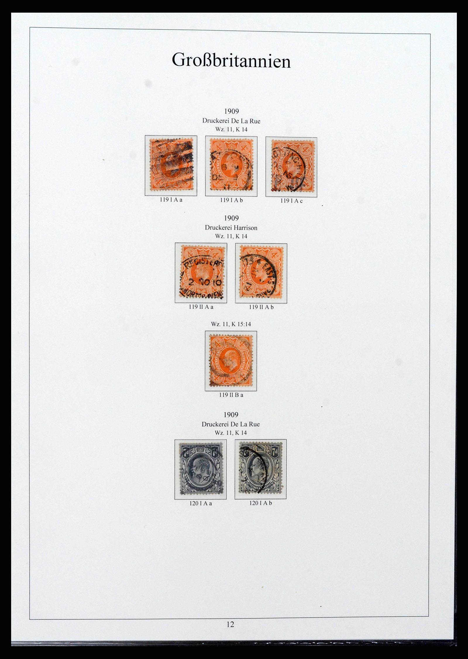 38825 0023 - Postzegelverzameling 38825 Engeland 1840-1976.