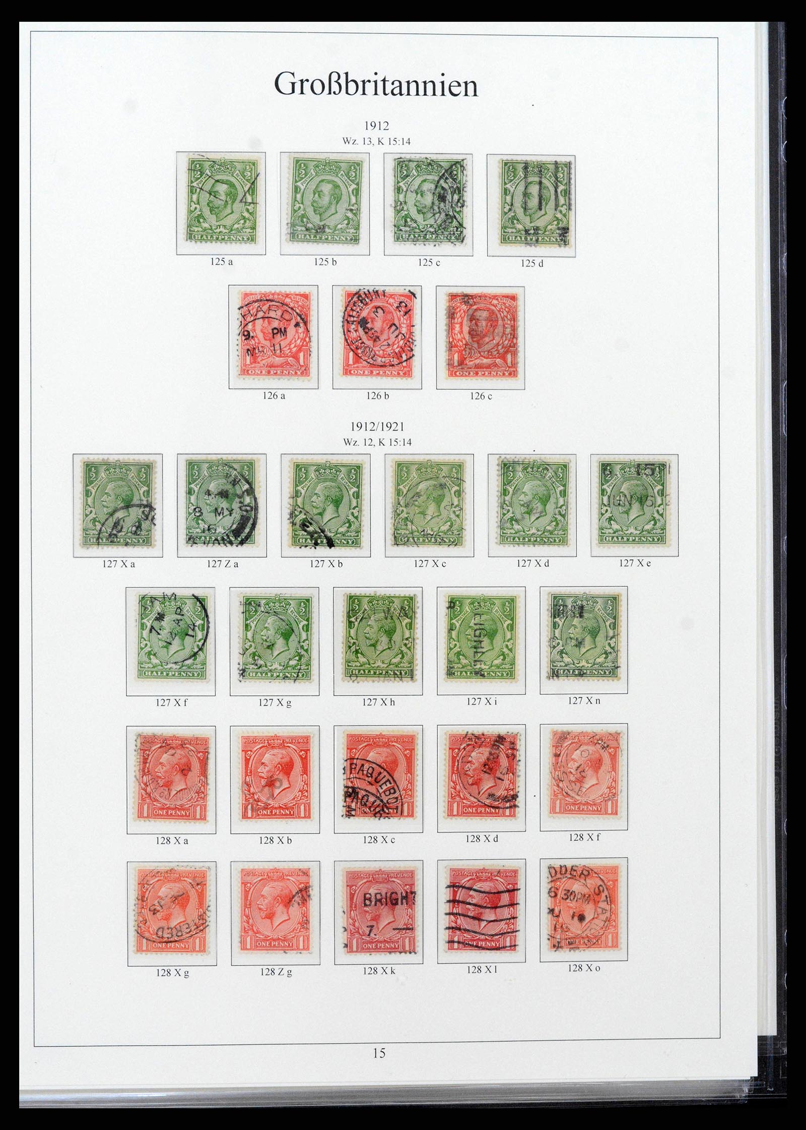 38825 0026 - Stamp collection 38825 Great Britain 1840-1976.