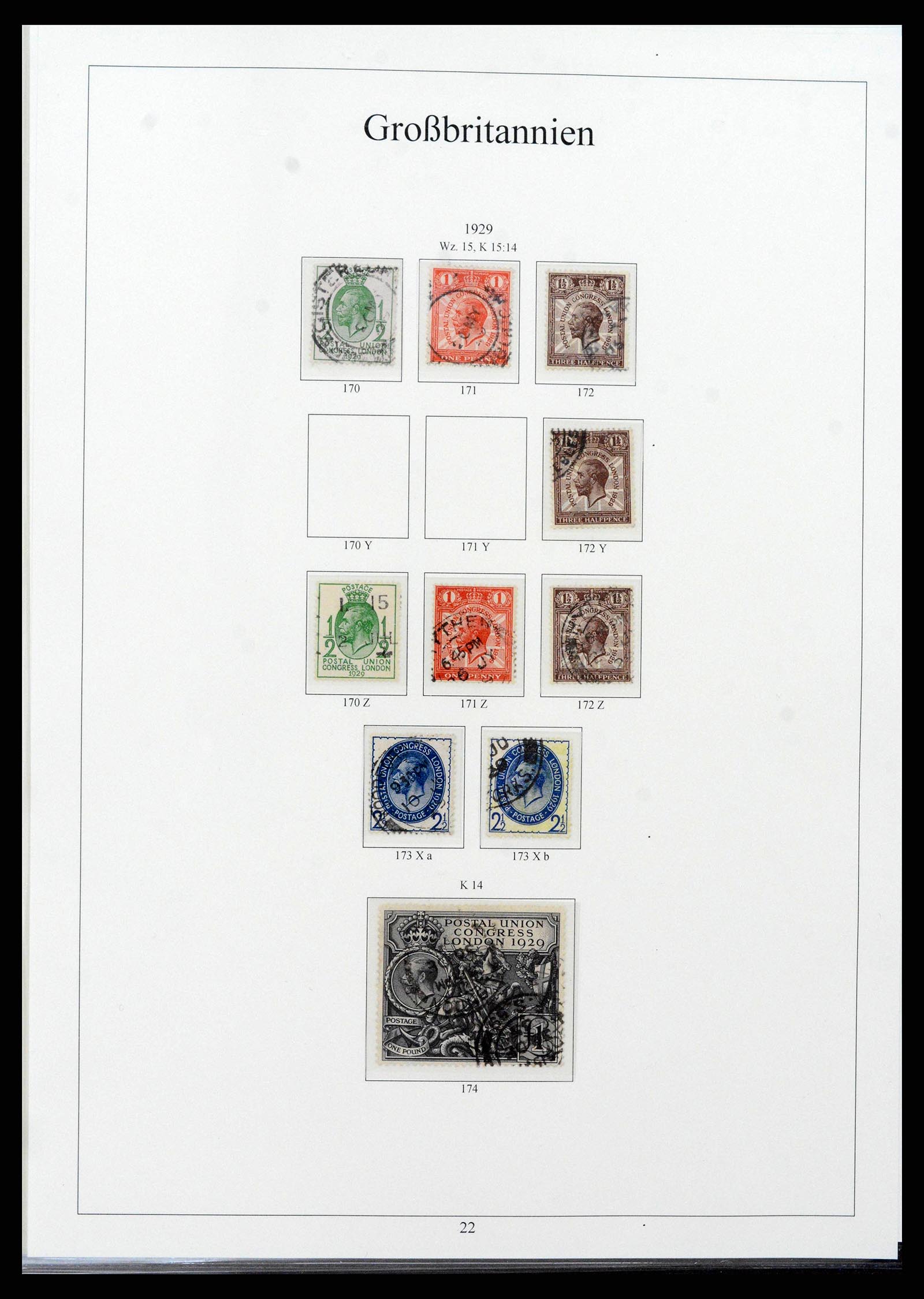 38825 0036 - Stamp collection 38825 Great Britain 1840-1976.