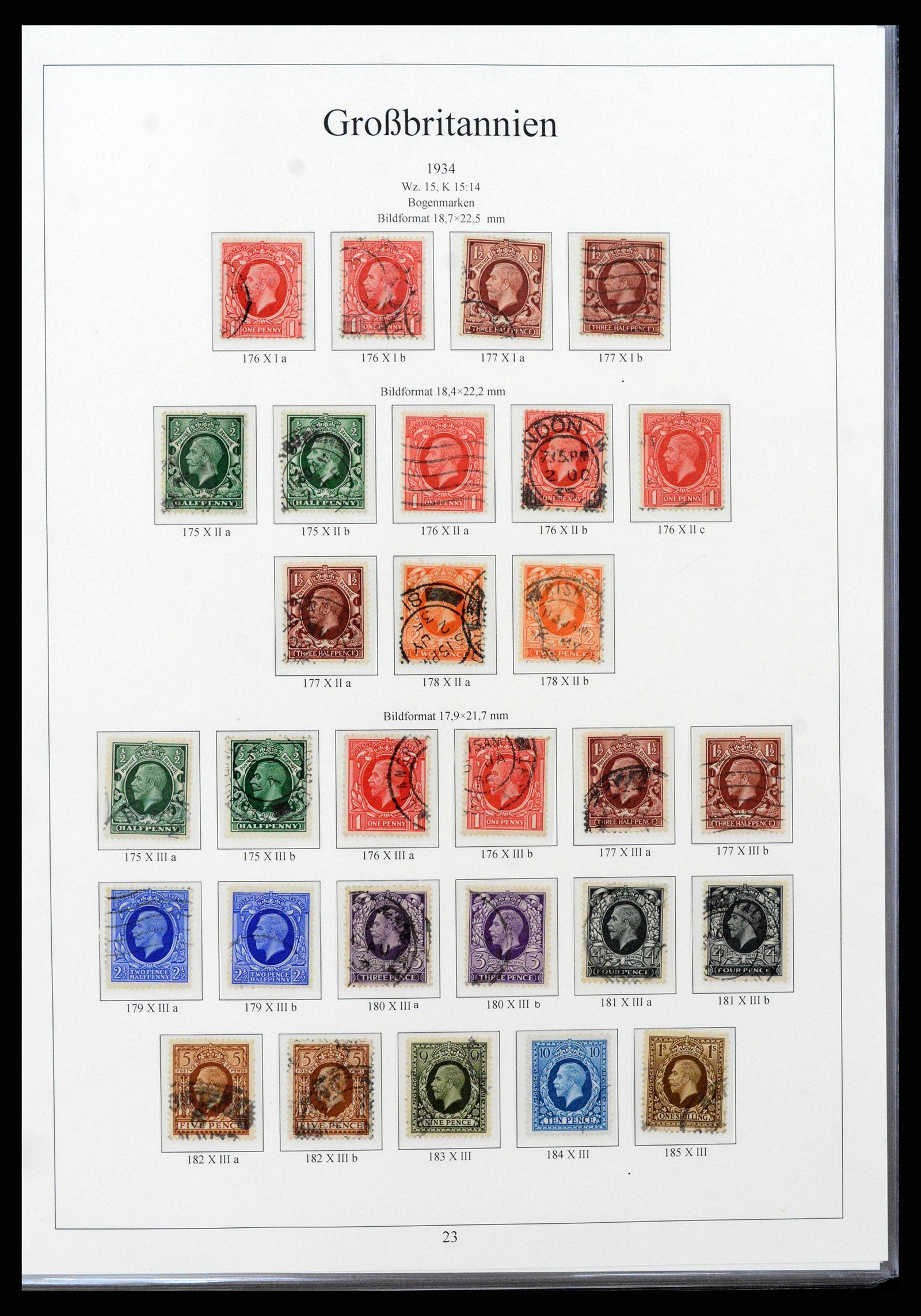 38825 0037 - Postzegelverzameling 38825 Engeland 1840-1976.