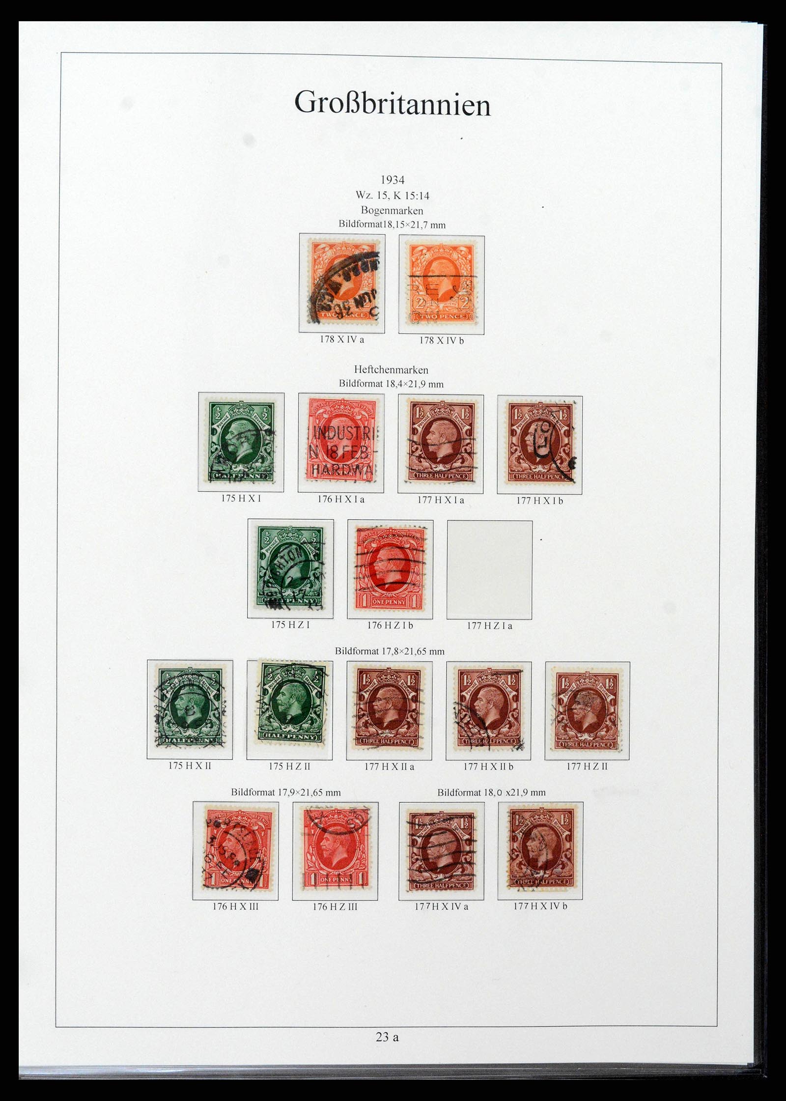 38825 0038 - Postzegelverzameling 38825 Engeland 1840-1976.