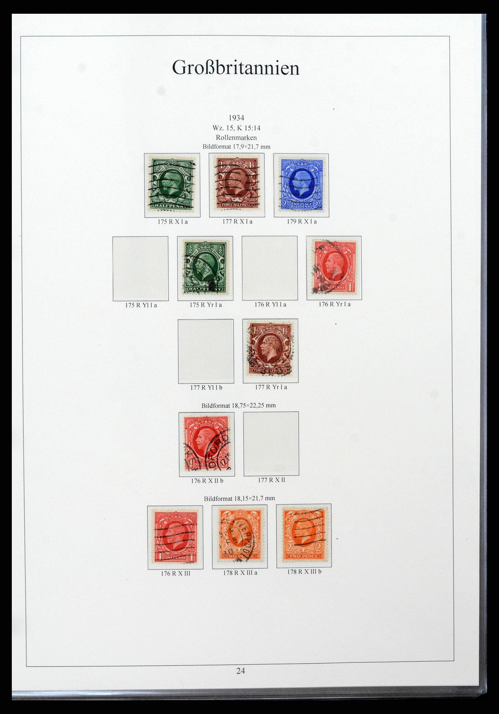 38825 0039 - Postzegelverzameling 38825 Engeland 1840-1976.