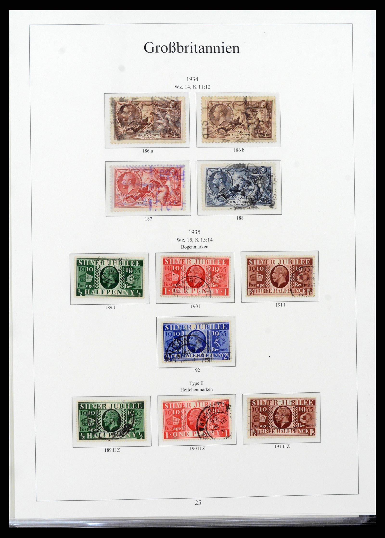 38825 0040 - Postzegelverzameling 38825 Engeland 1840-1976.