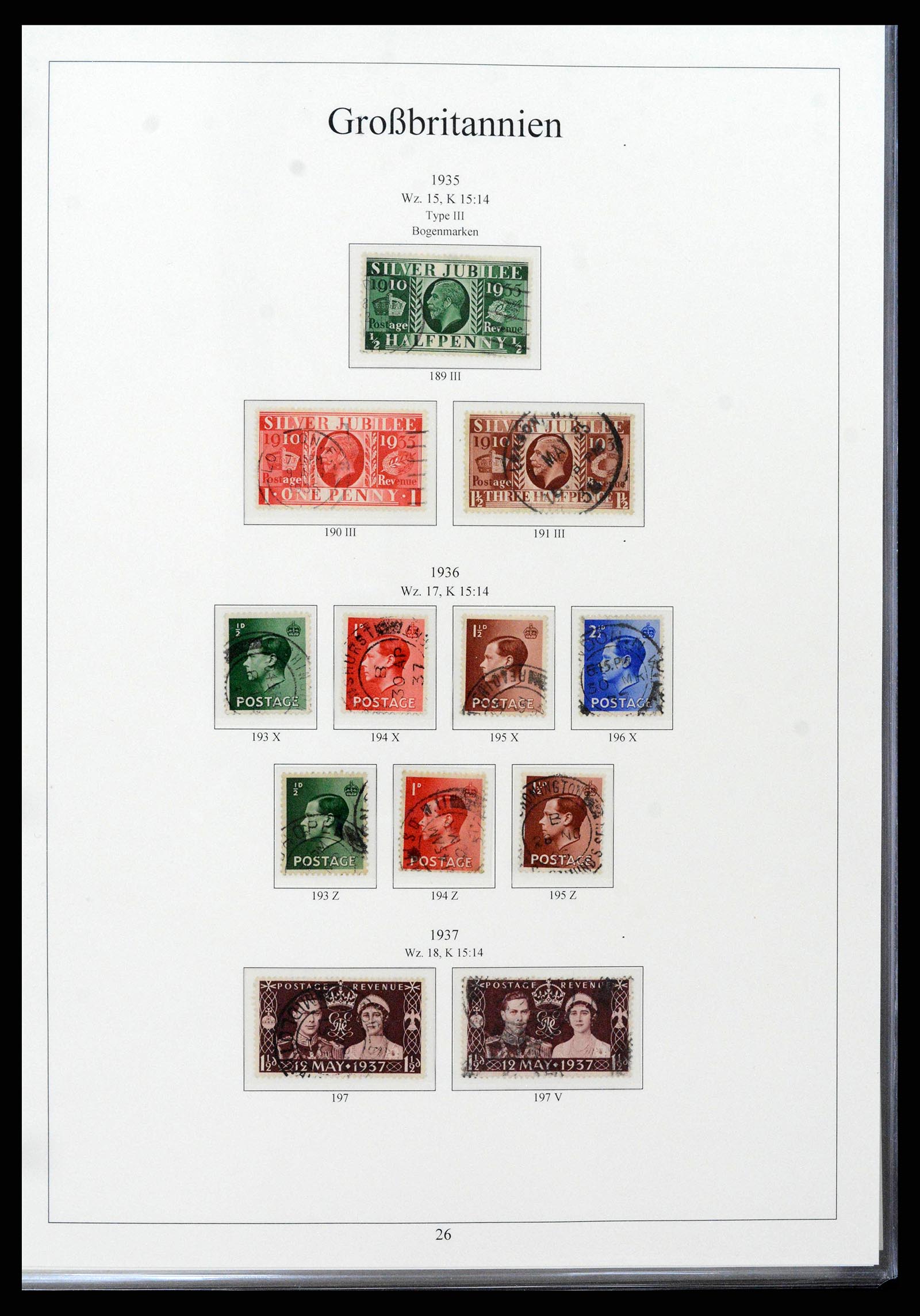 38825 0041 - Stamp collection 38825 Great Britain 1840-1976.