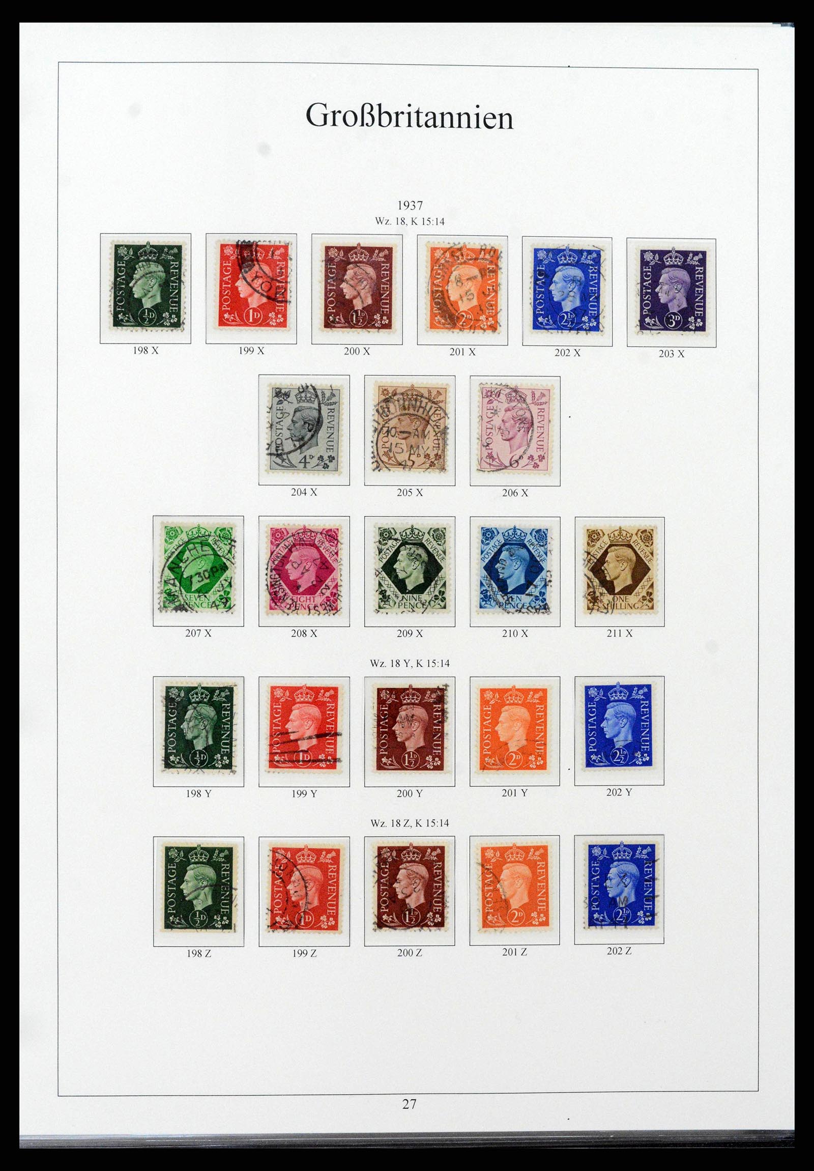 38825 0042 - Stamp collection 38825 Great Britain 1840-1976.