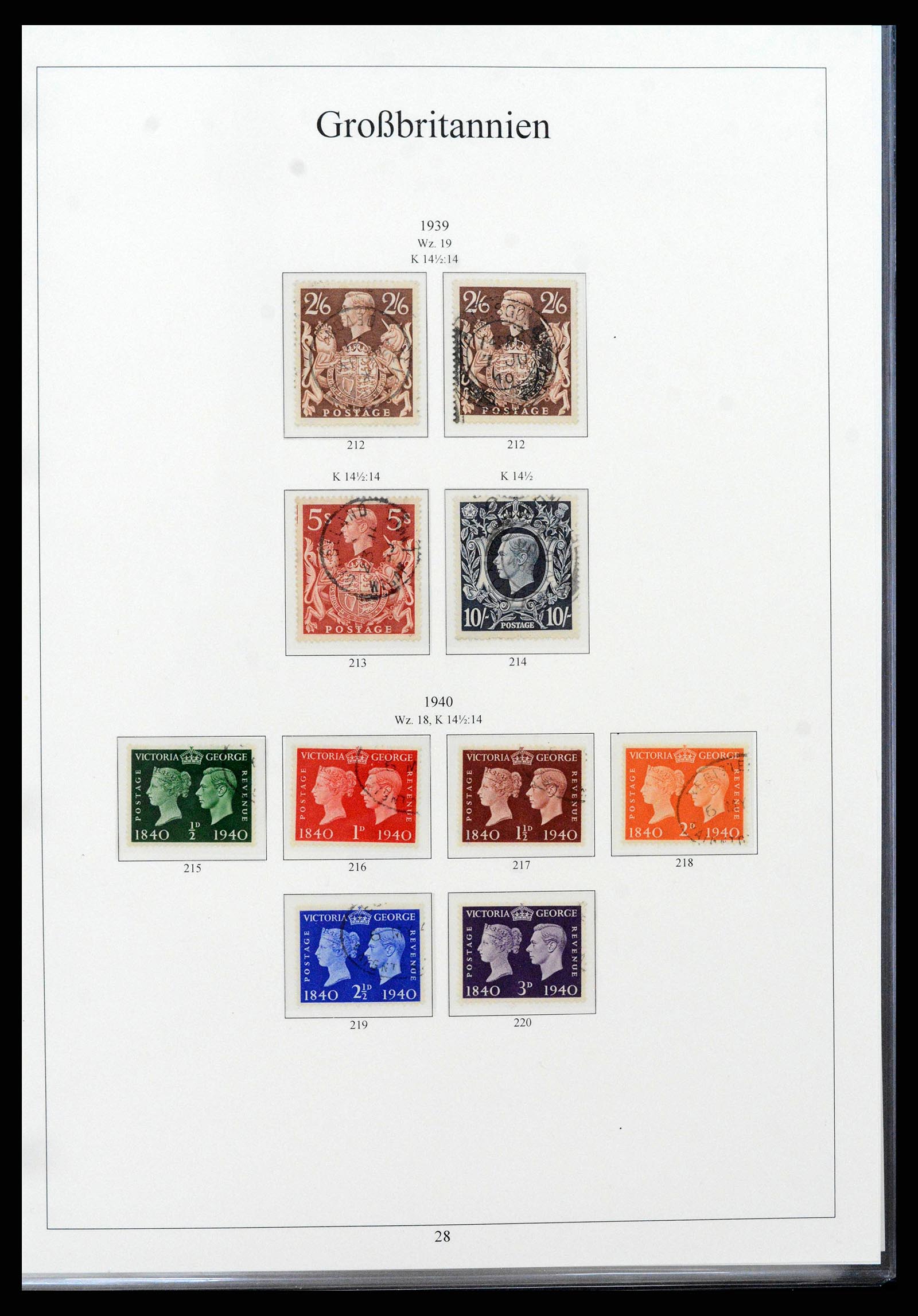 38825 0043 - Stamp collection 38825 Great Britain 1840-1976.