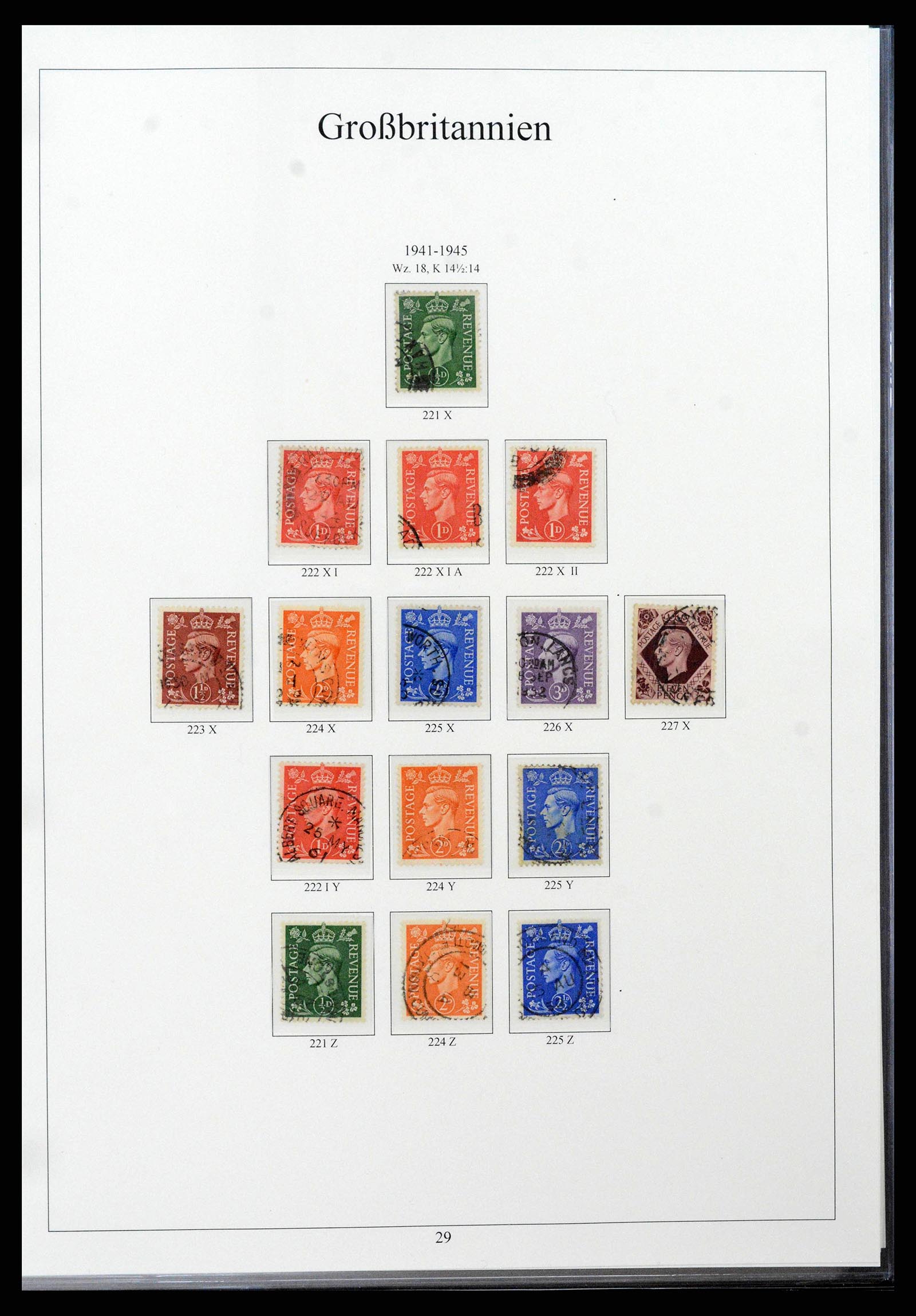 38825 0044 - Stamp collection 38825 Great Britain 1840-1976.