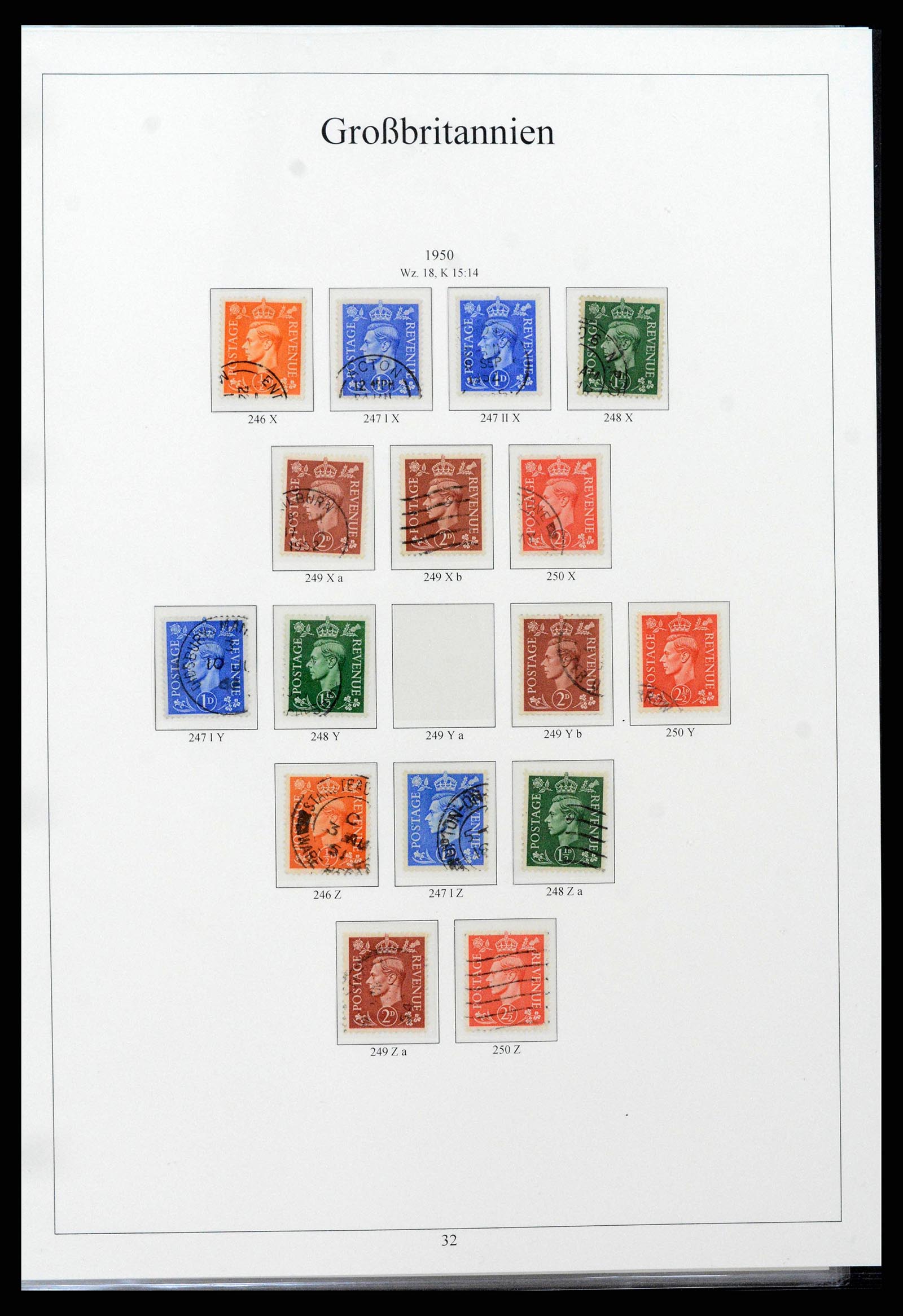 38825 0047 - Stamp collection 38825 Great Britain 1840-1976.