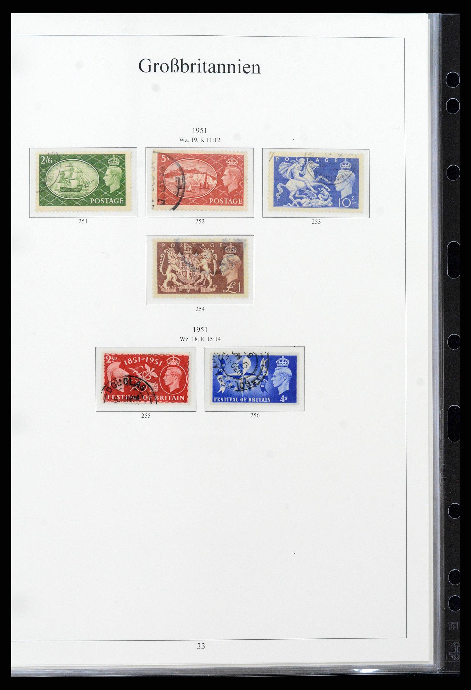 38825 0048 - Stamp collection 38825 Great Britain 1840-1976.