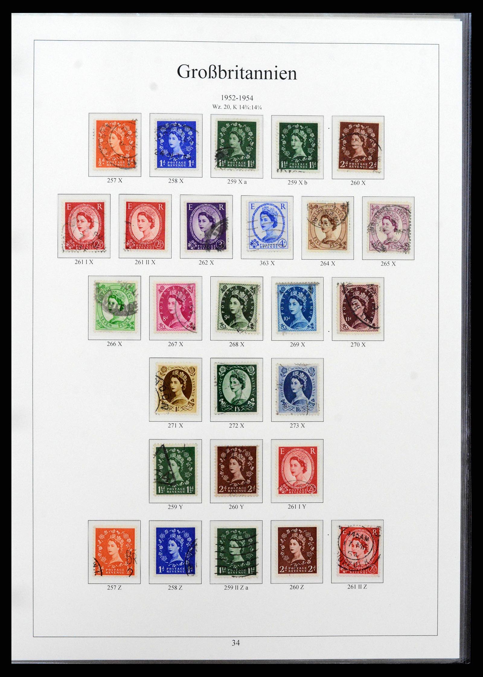 38825 0049 - Stamp collection 38825 Great Britain 1840-1976.
