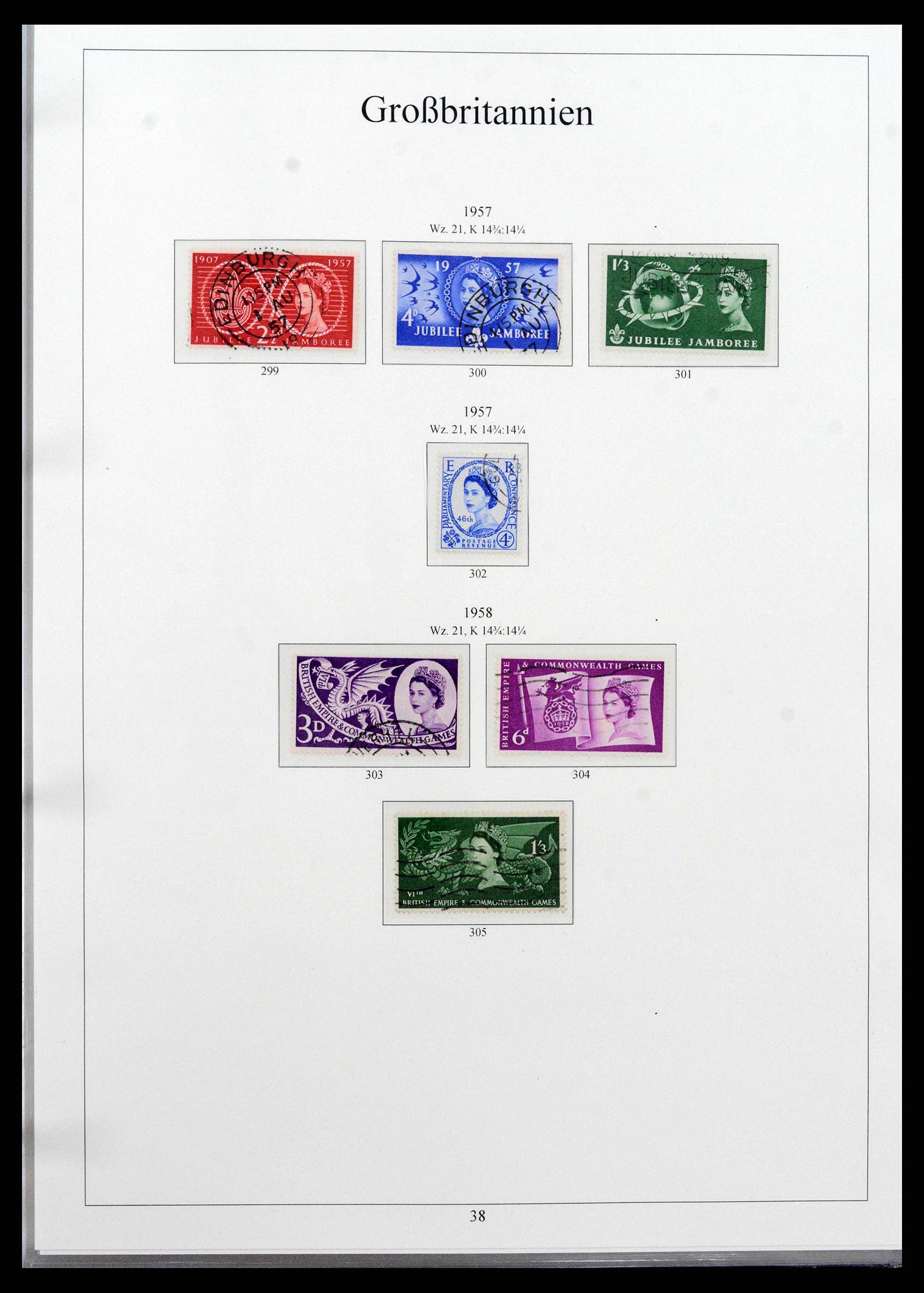38825 0053 - Stamp collection 38825 Great Britain 1840-1976.