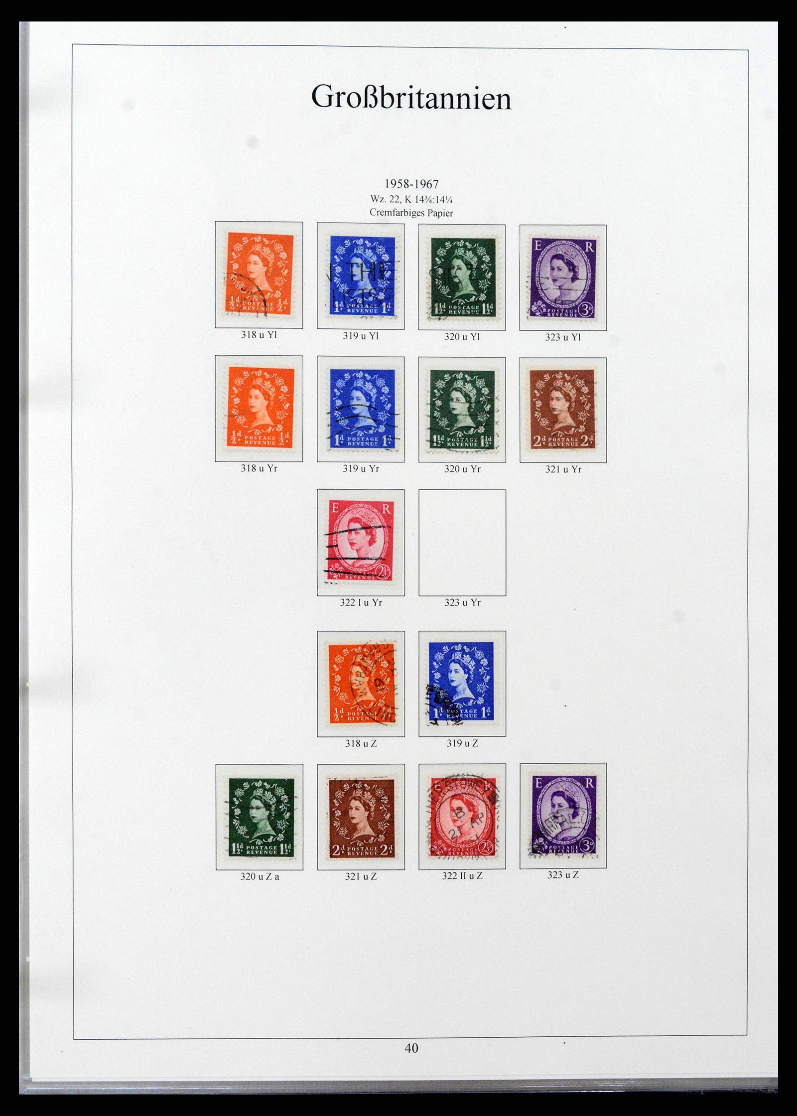 38825 0055 - Stamp collection 38825 Great Britain 1840-1976.