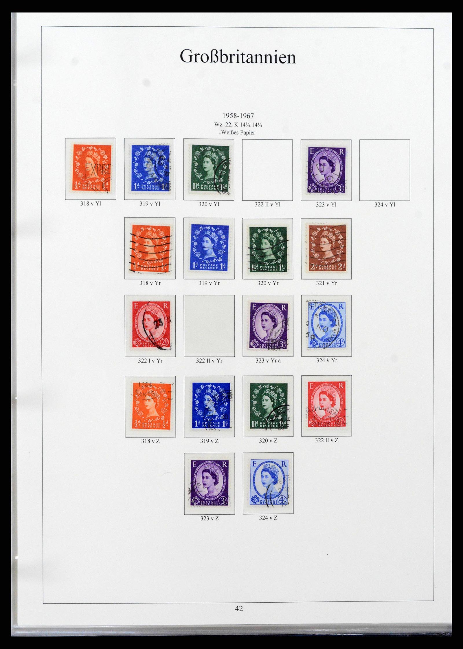 38825 0057 - Stamp collection 38825 Great Britain 1840-1976.
