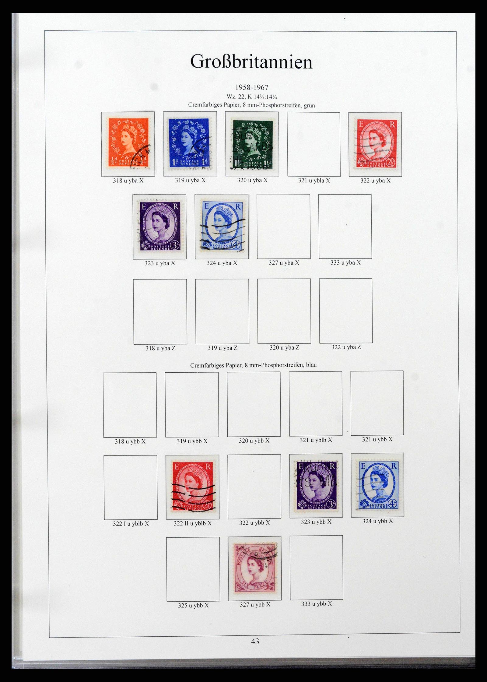 38825 0058 - Stamp collection 38825 Great Britain 1840-1976.