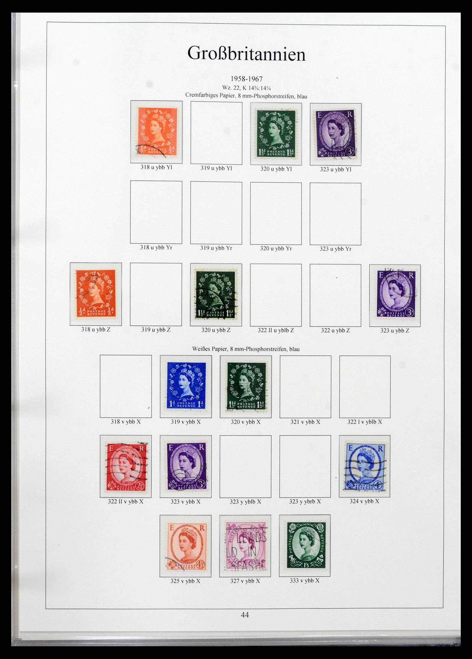 38825 0059 - Stamp collection 38825 Great Britain 1840-1976.