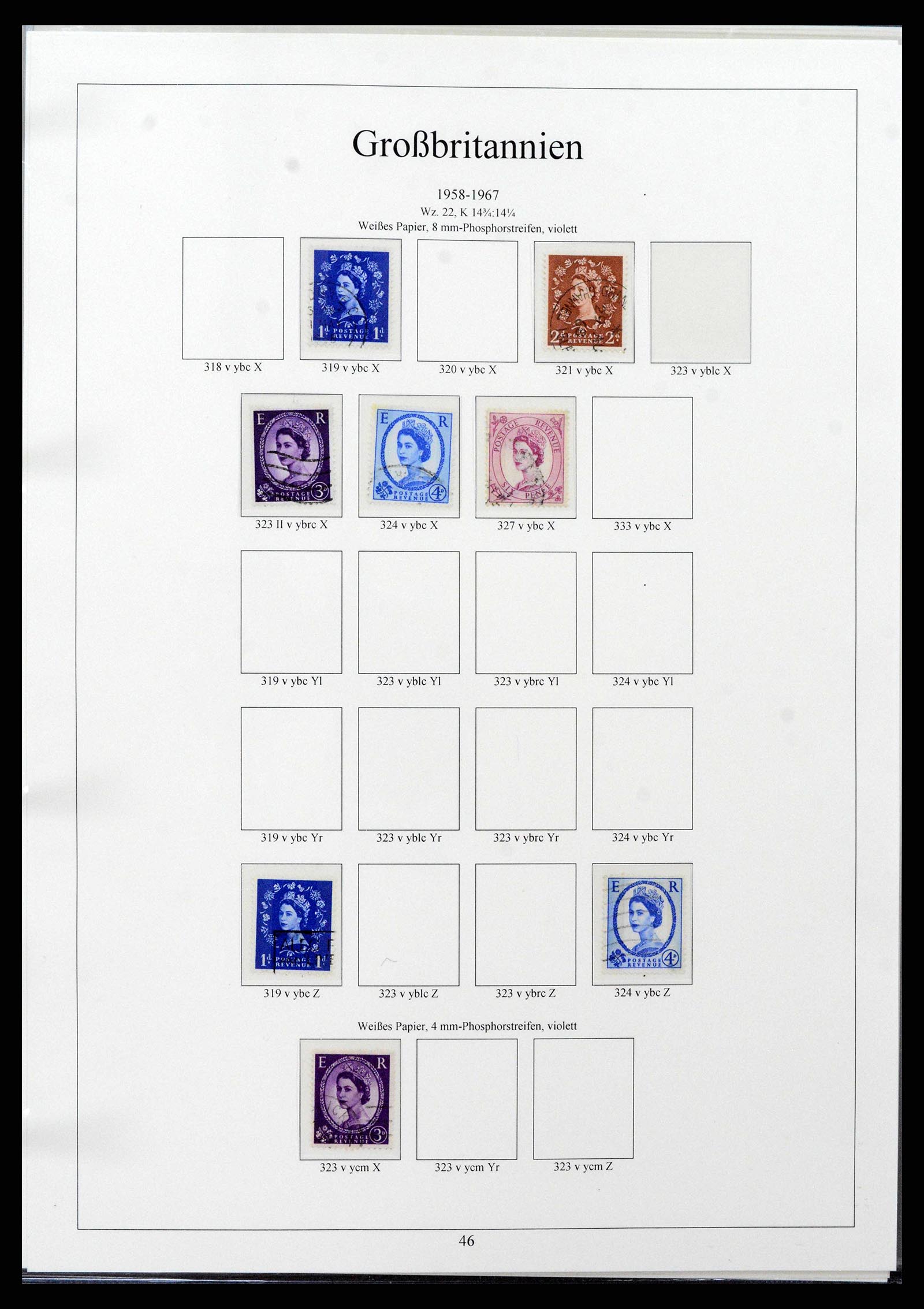 38825 0061 - Postzegelverzameling 38825 Engeland 1840-1976.