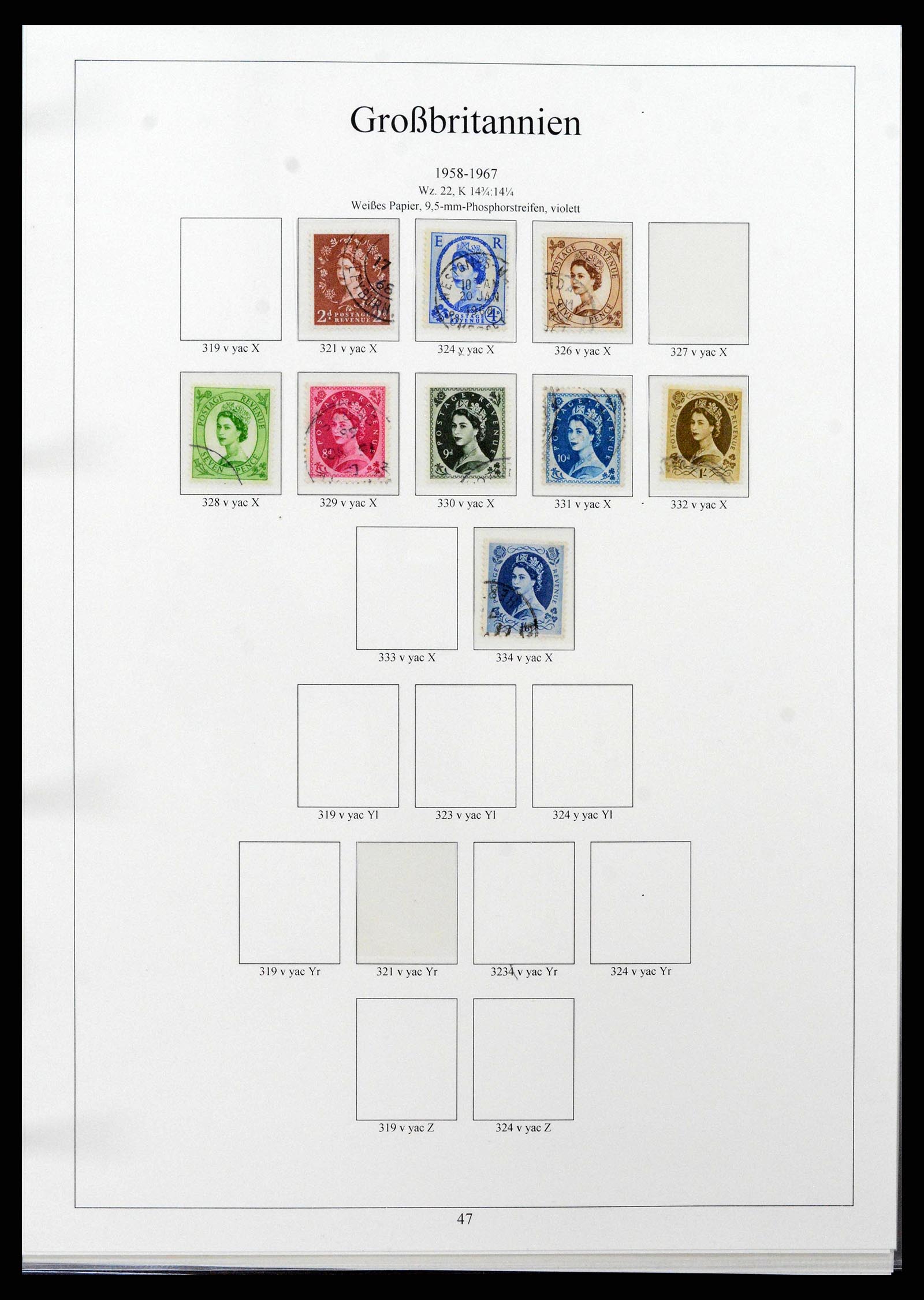 38825 0062 - Postzegelverzameling 38825 Engeland 1840-1976.
