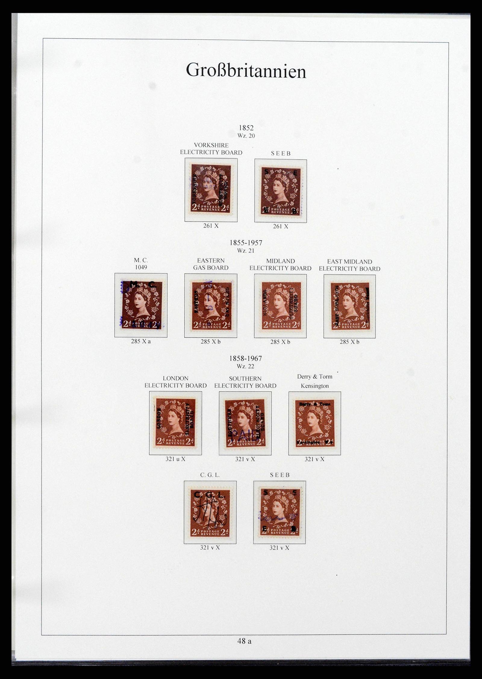 38825 0064 - Postzegelverzameling 38825 Engeland 1840-1976.