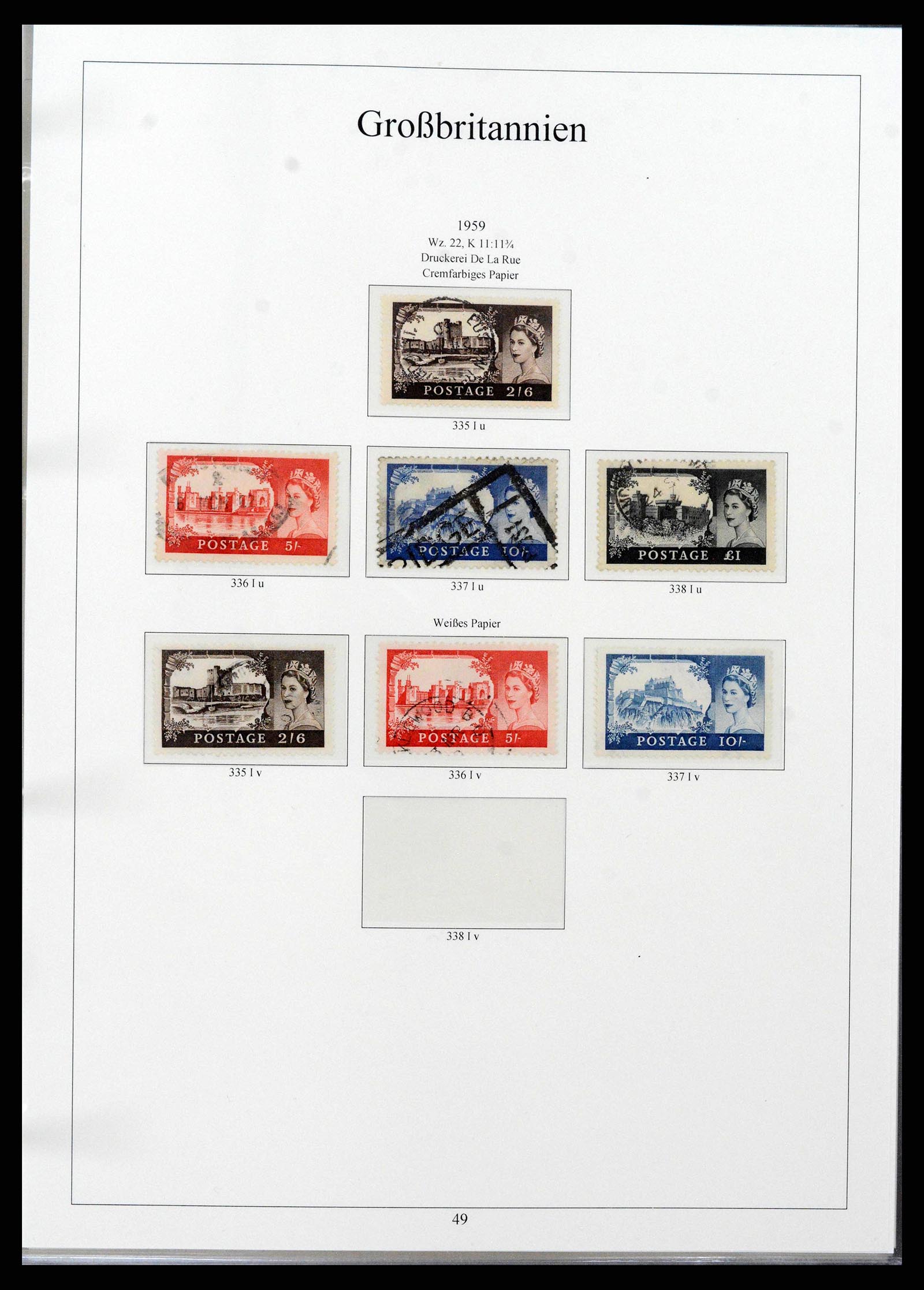 38825 0065 - Postzegelverzameling 38825 Engeland 1840-1976.