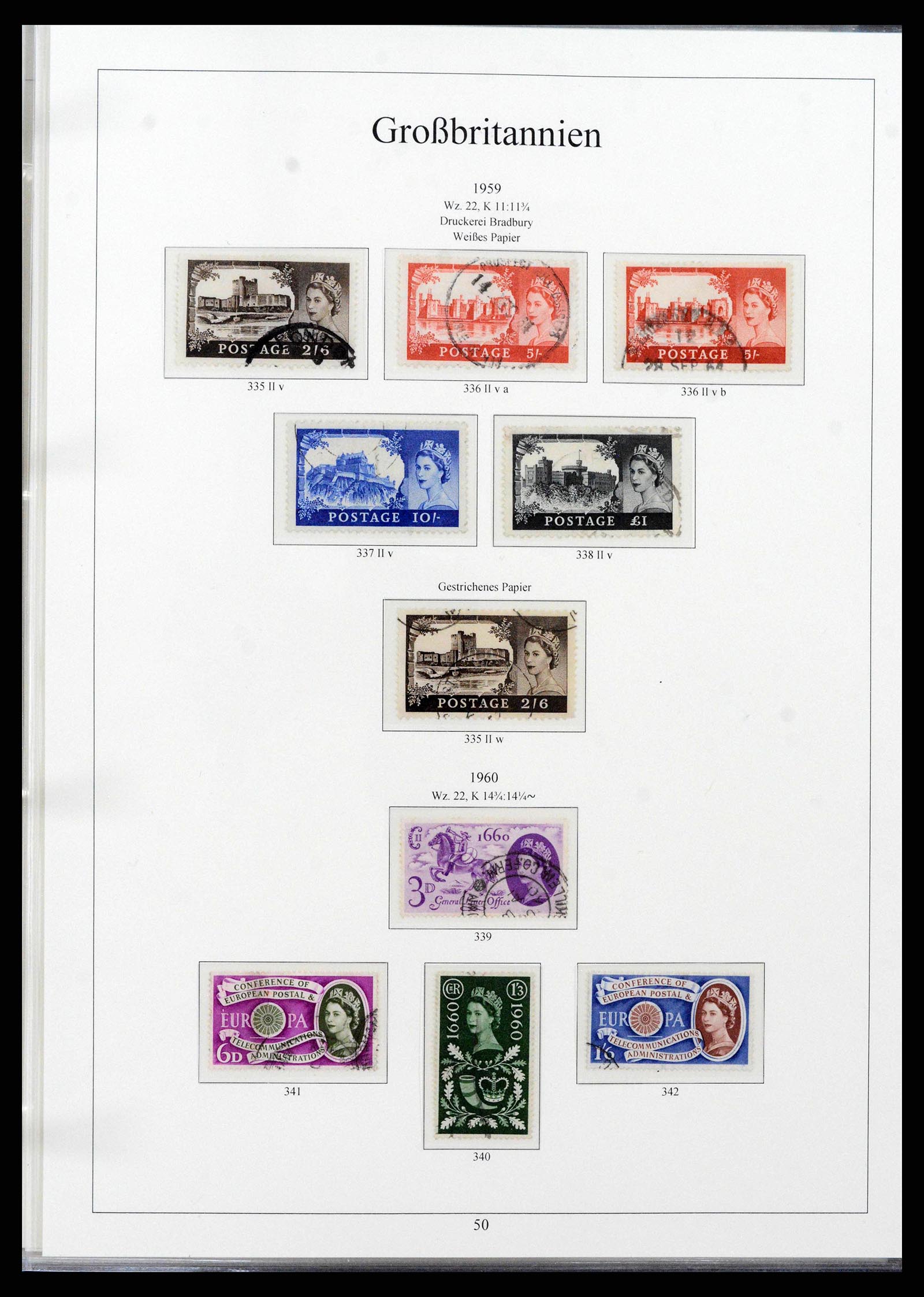 38825 0066 - Postzegelverzameling 38825 Engeland 1840-1976.