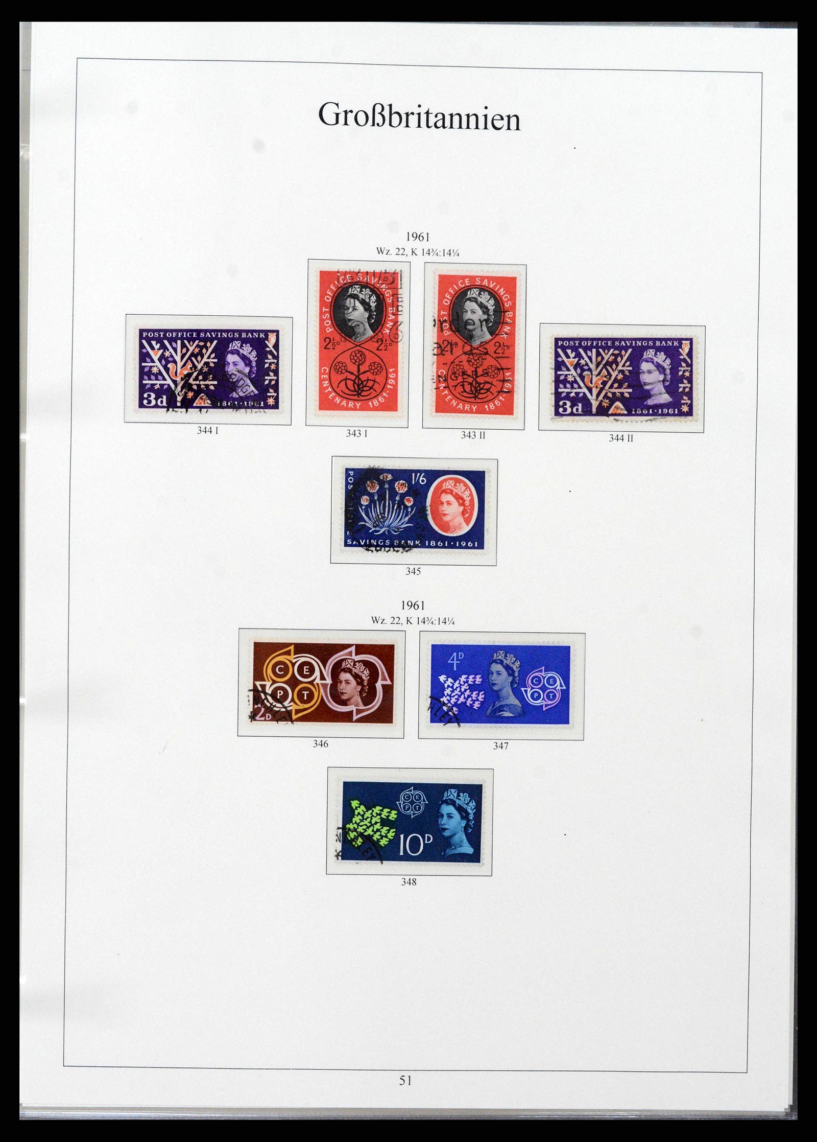 38825 0067 - Postzegelverzameling 38825 Engeland 1840-1976.
