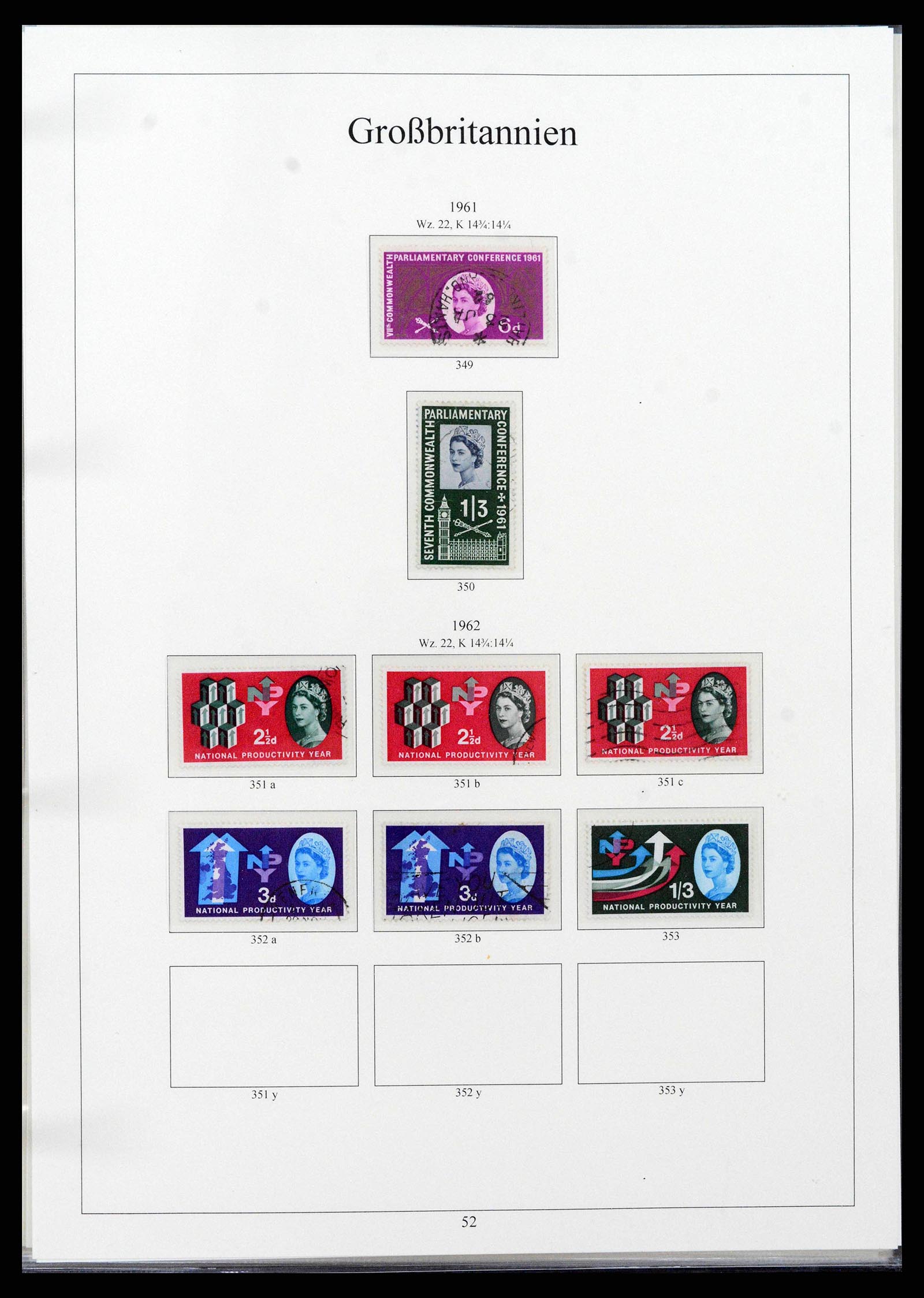 38825 0068 - Postzegelverzameling 38825 Engeland 1840-1976.