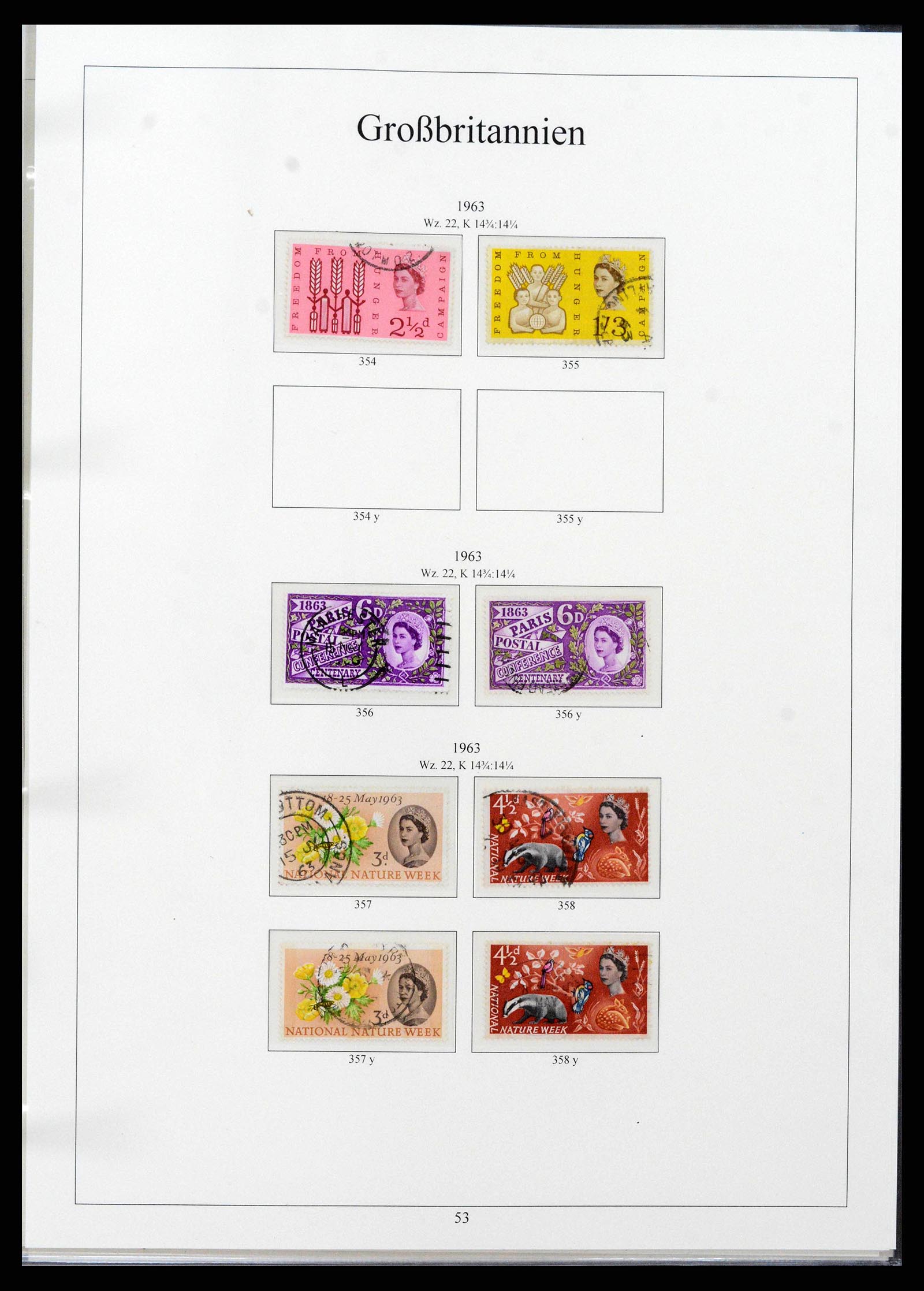 38825 0069 - Postzegelverzameling 38825 Engeland 1840-1976.