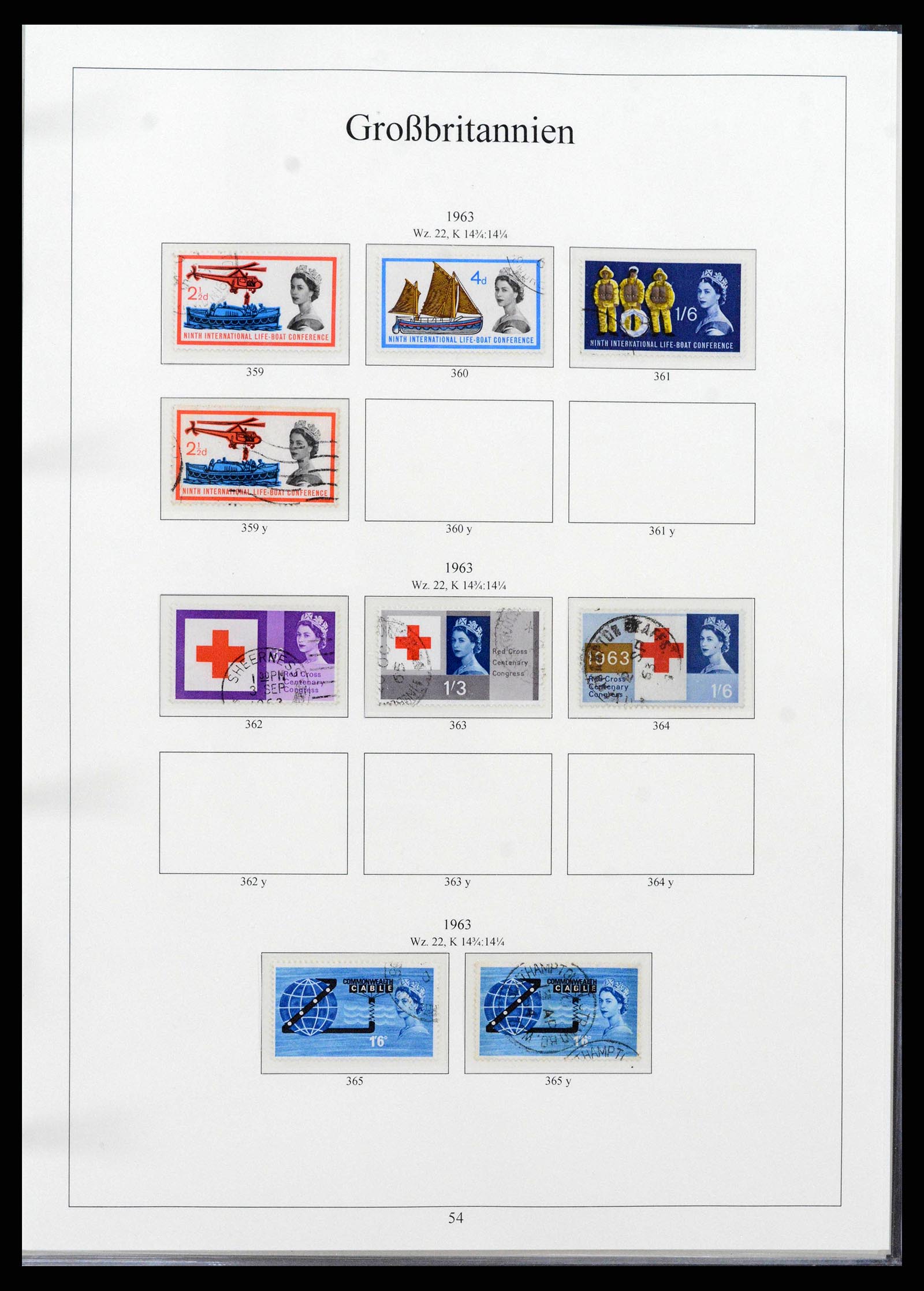 38825 0070 - Postzegelverzameling 38825 Engeland 1840-1976.