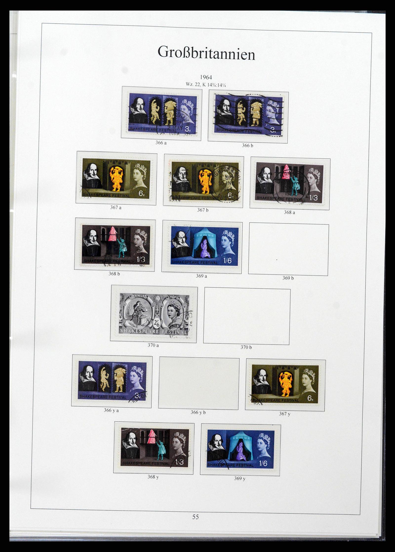 38825 0071 - Postzegelverzameling 38825 Engeland 1840-1976.