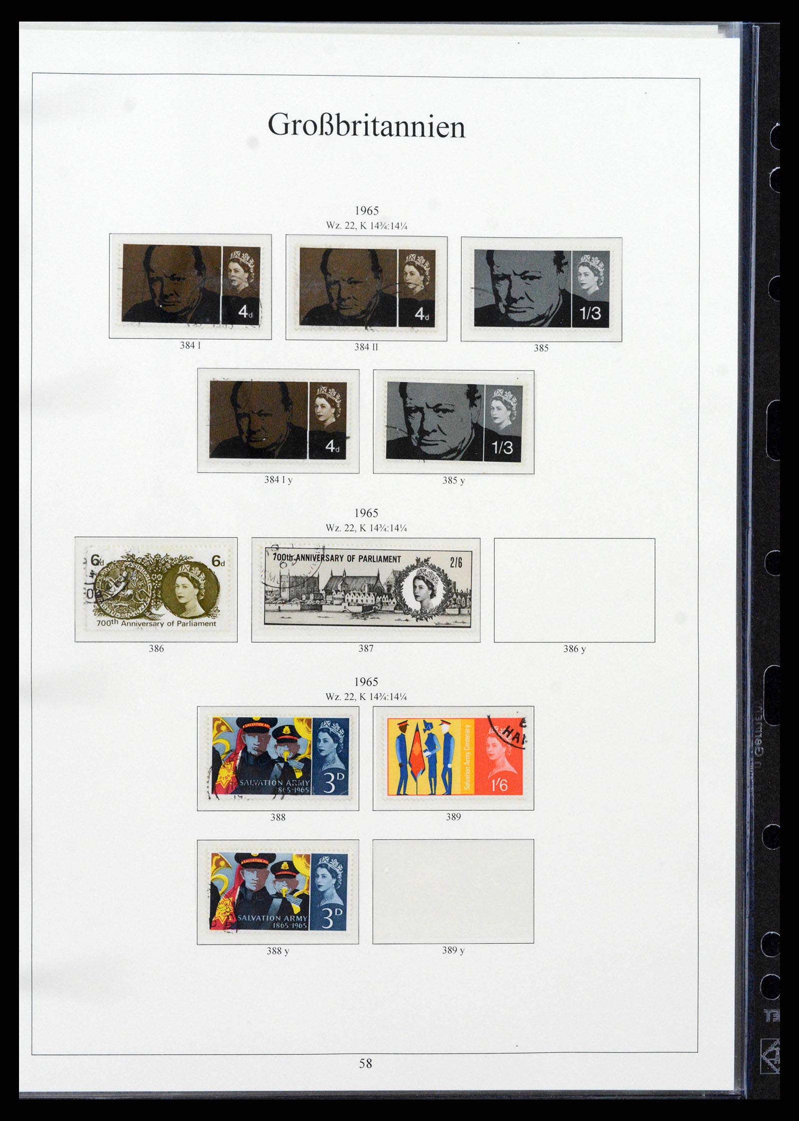 38825 0074 - Postzegelverzameling 38825 Engeland 1840-1976.
