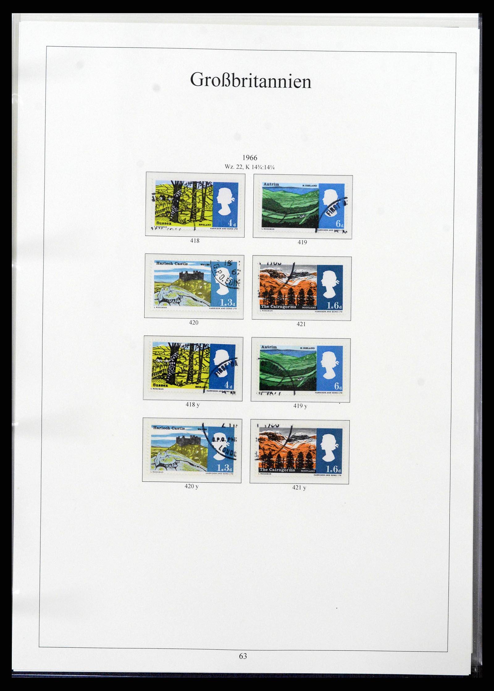 38825 0079 - Postzegelverzameling 38825 Engeland 1840-1976.