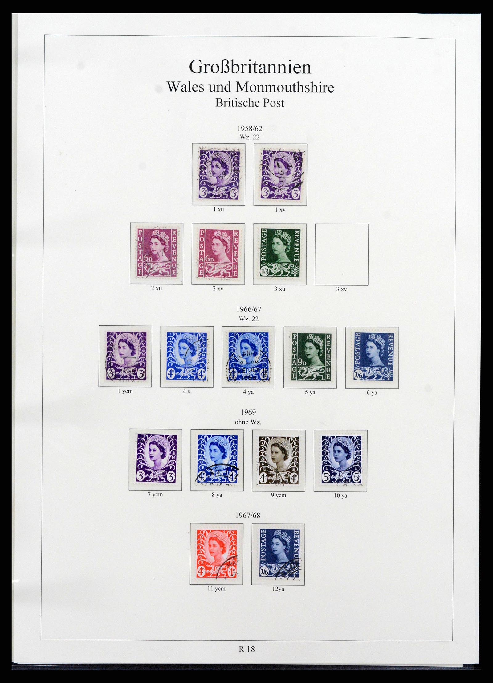 38825 0181 - Stamp collection 38825 Great Britain 1840-1976.