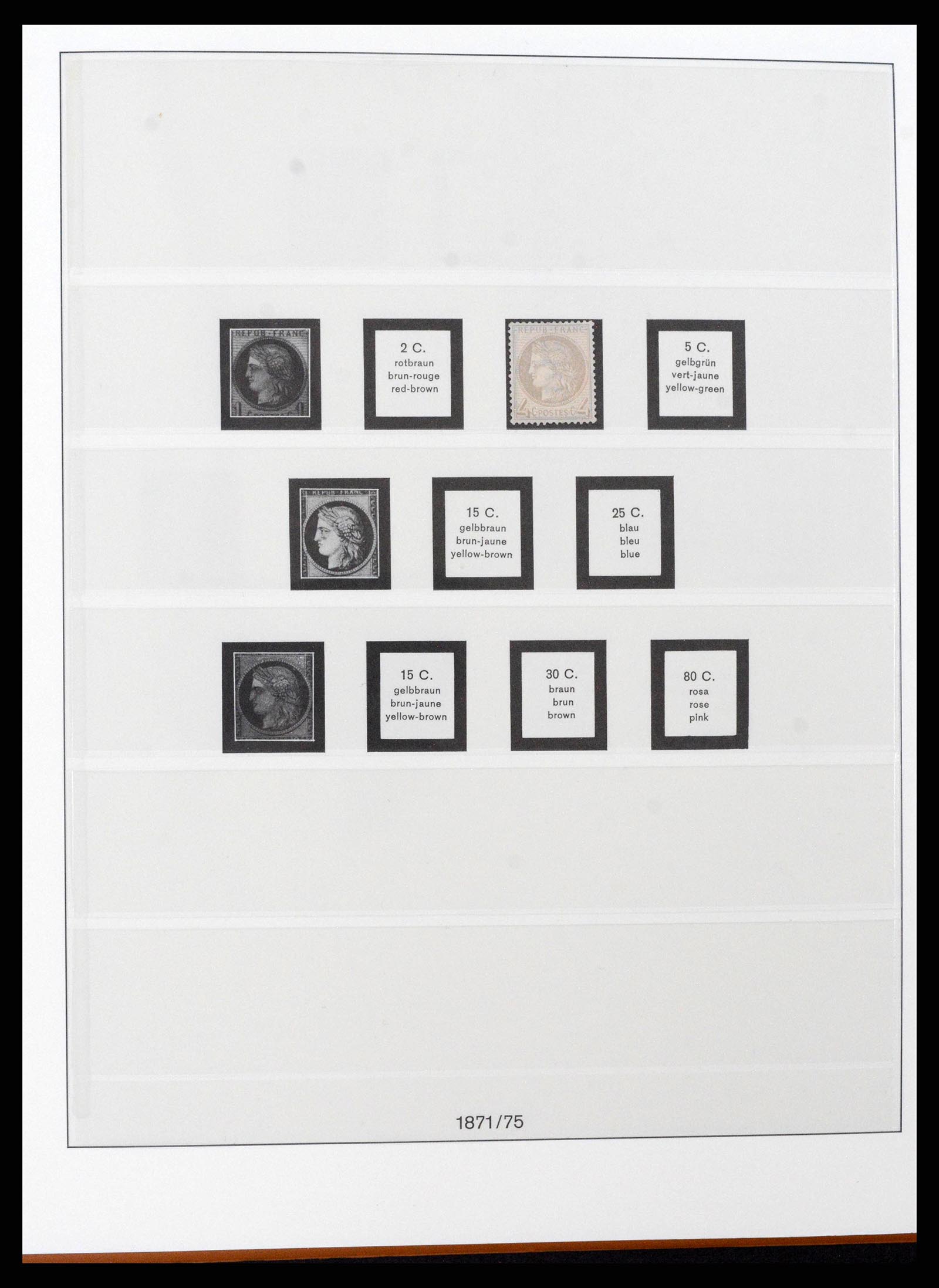 38827 0004 - Postzegelverzameling 38827 Frankrijk 1853-1965.