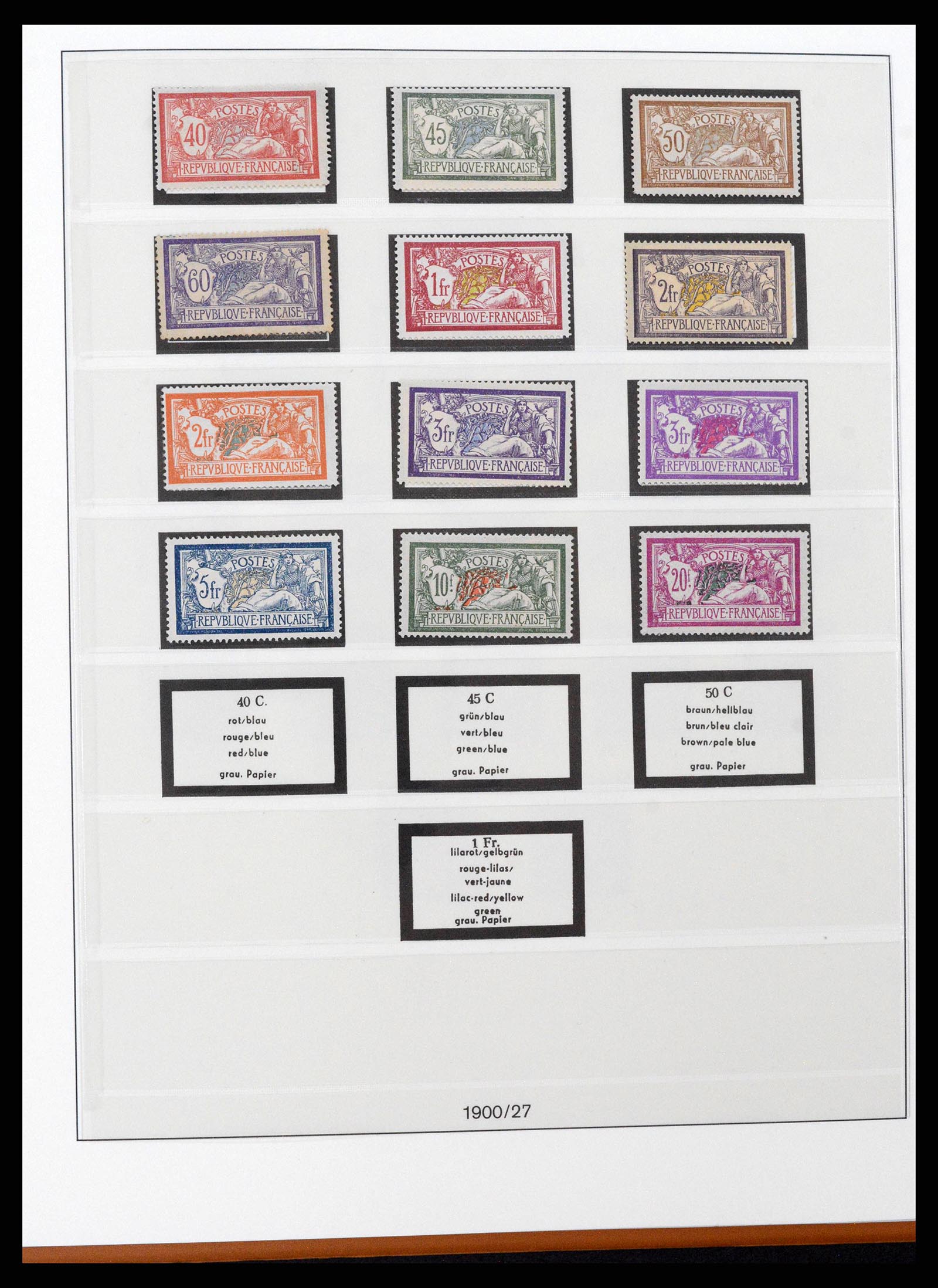 38827 0008 - Postzegelverzameling 38827 Frankrijk 1853-1965.